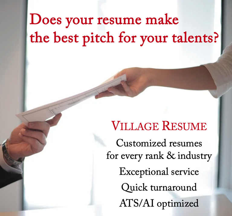 Village Resume Facebook ad from Jun 22, 2026