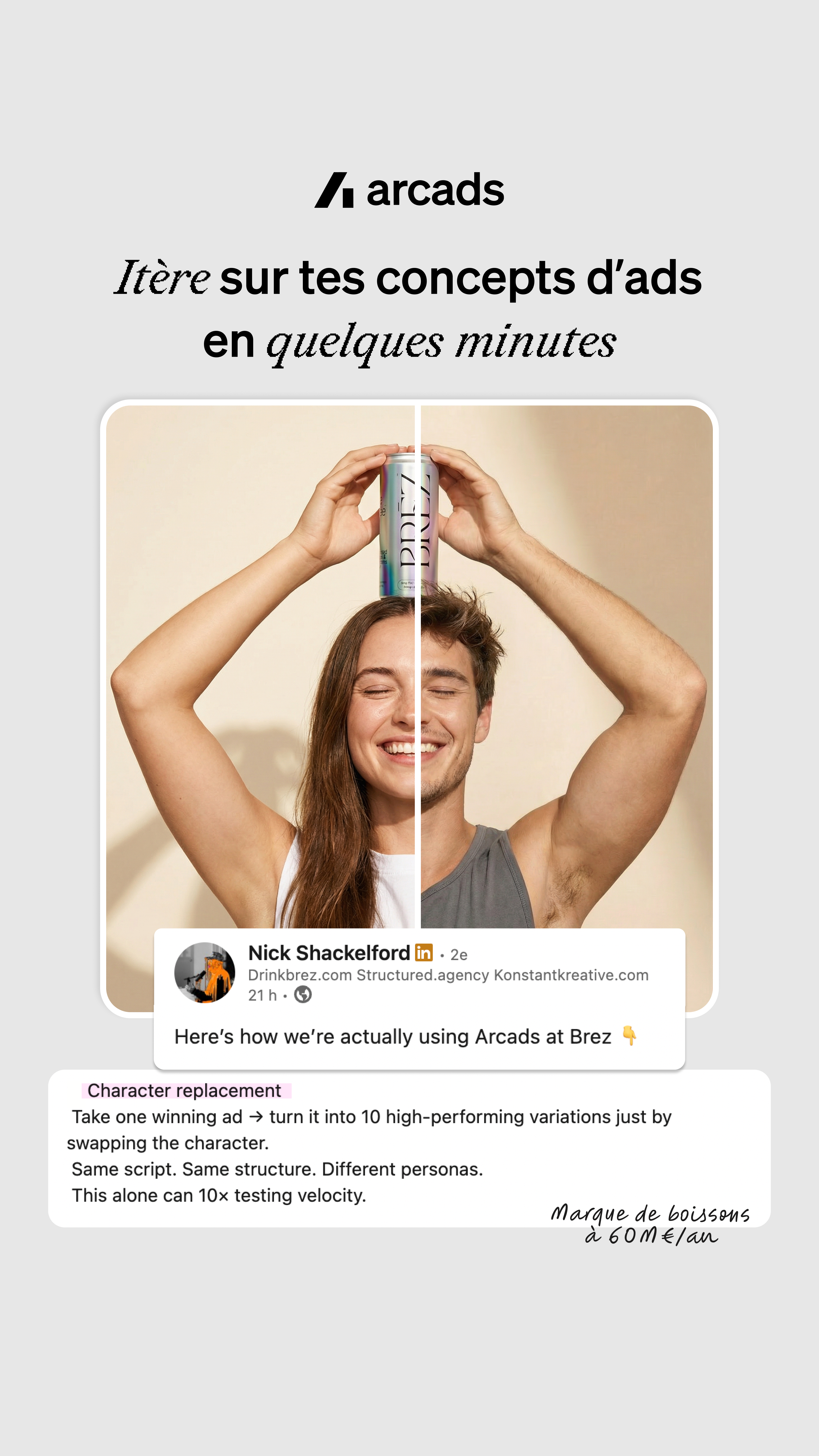 Arcads AI Facebook ad