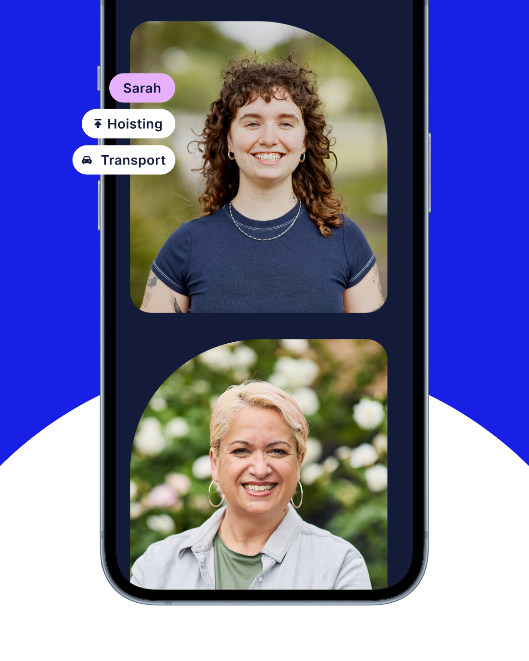 Hireup Facebook ad: Search for support workers near you