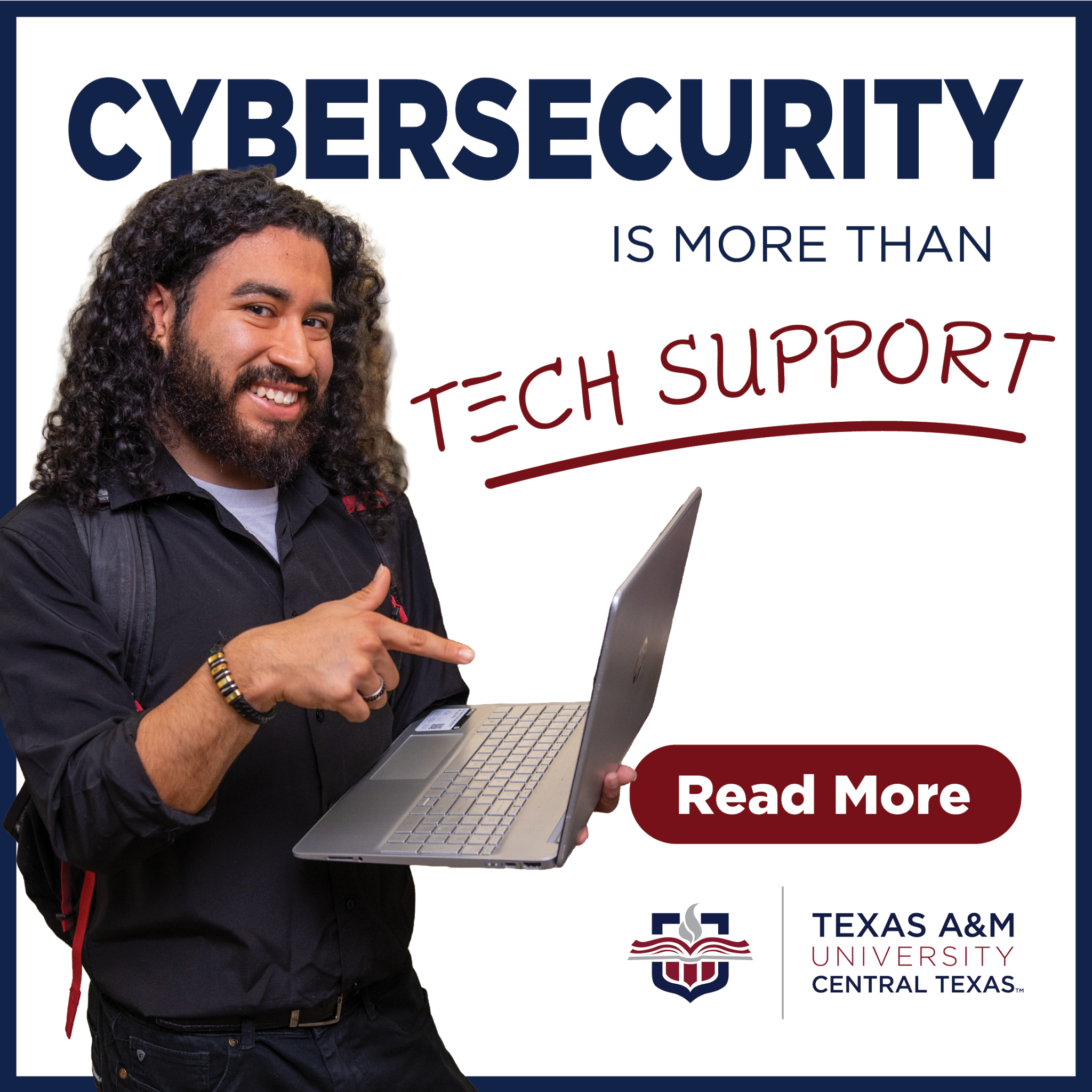 Texas A&M University-Central Texas Admissions Facebook ad: Your Fridge Might Need a Firewall