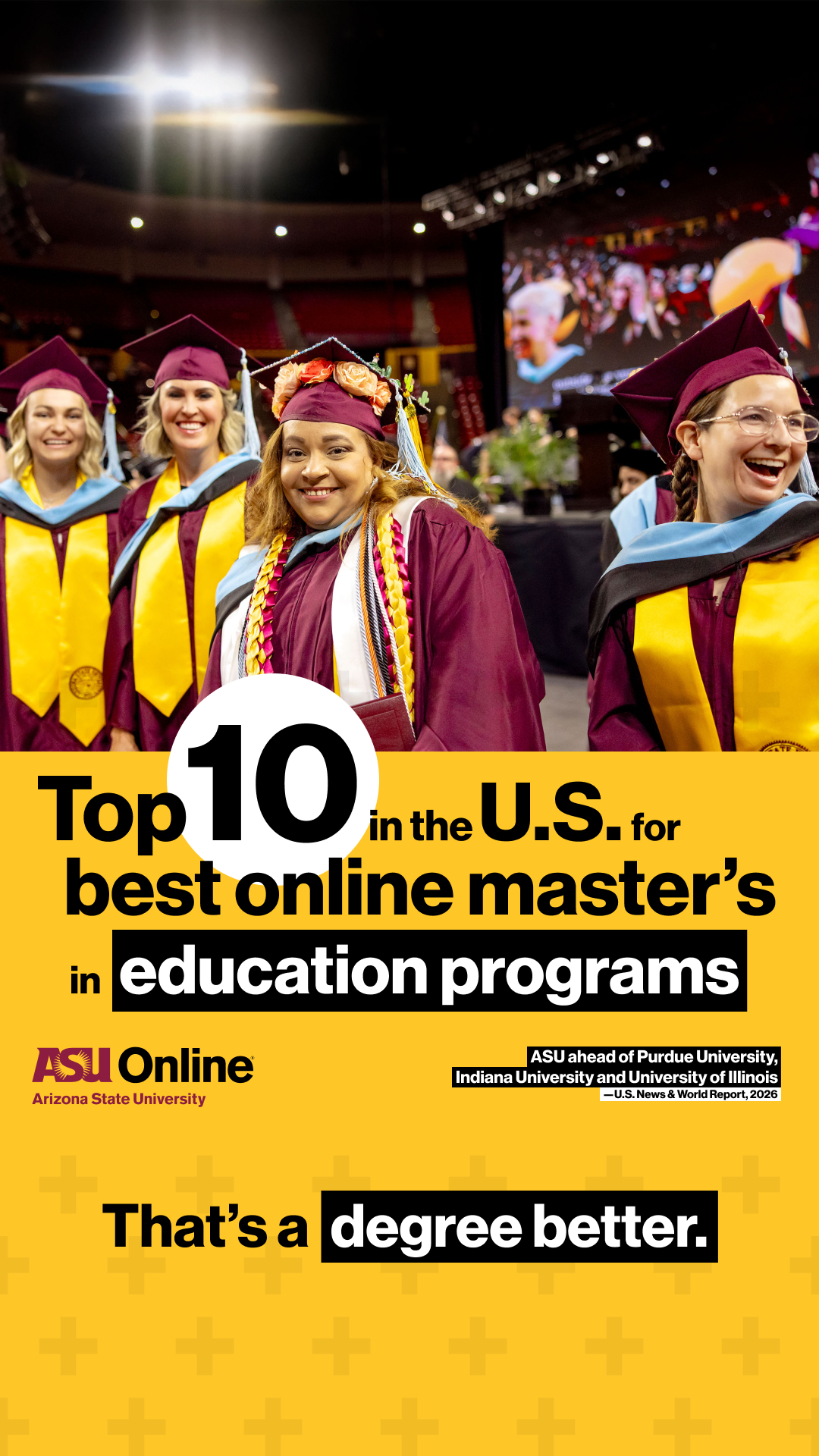 ASU Online Facebook ad
