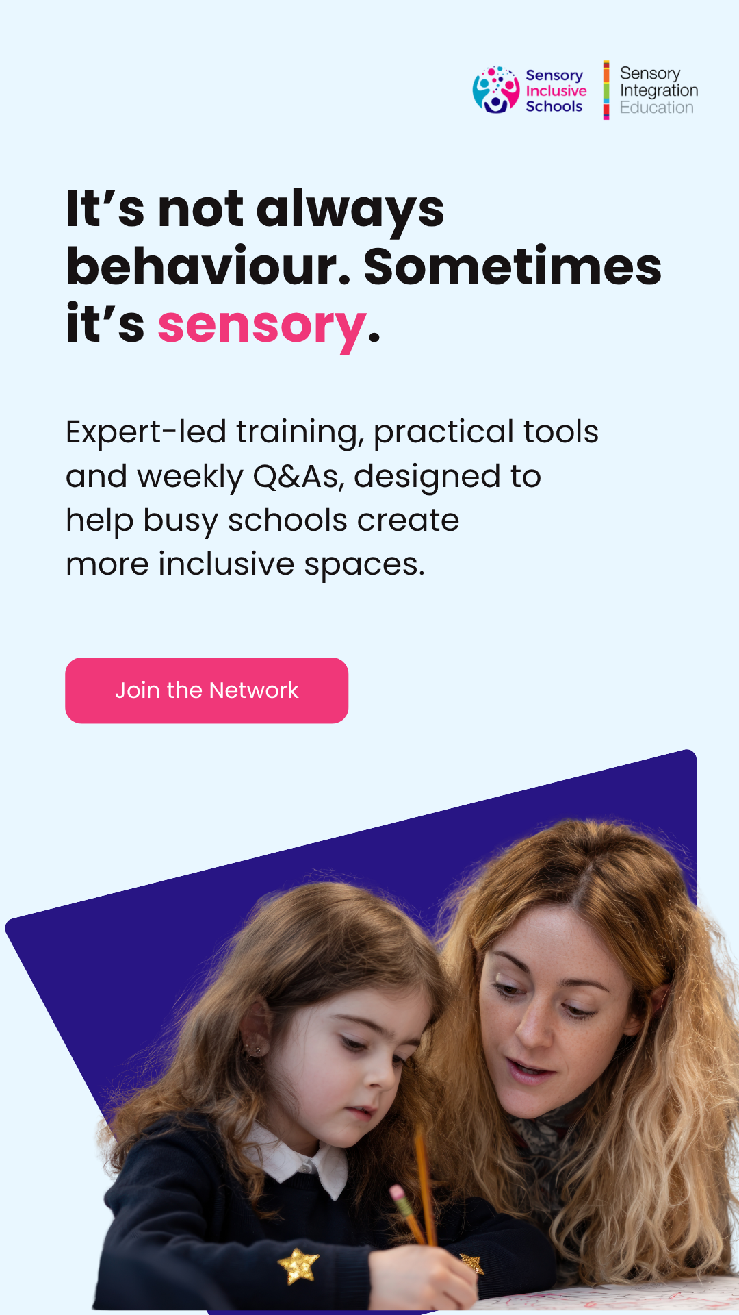 Sensory Inclusive Schools Facebook ad from Nov 20, 2025