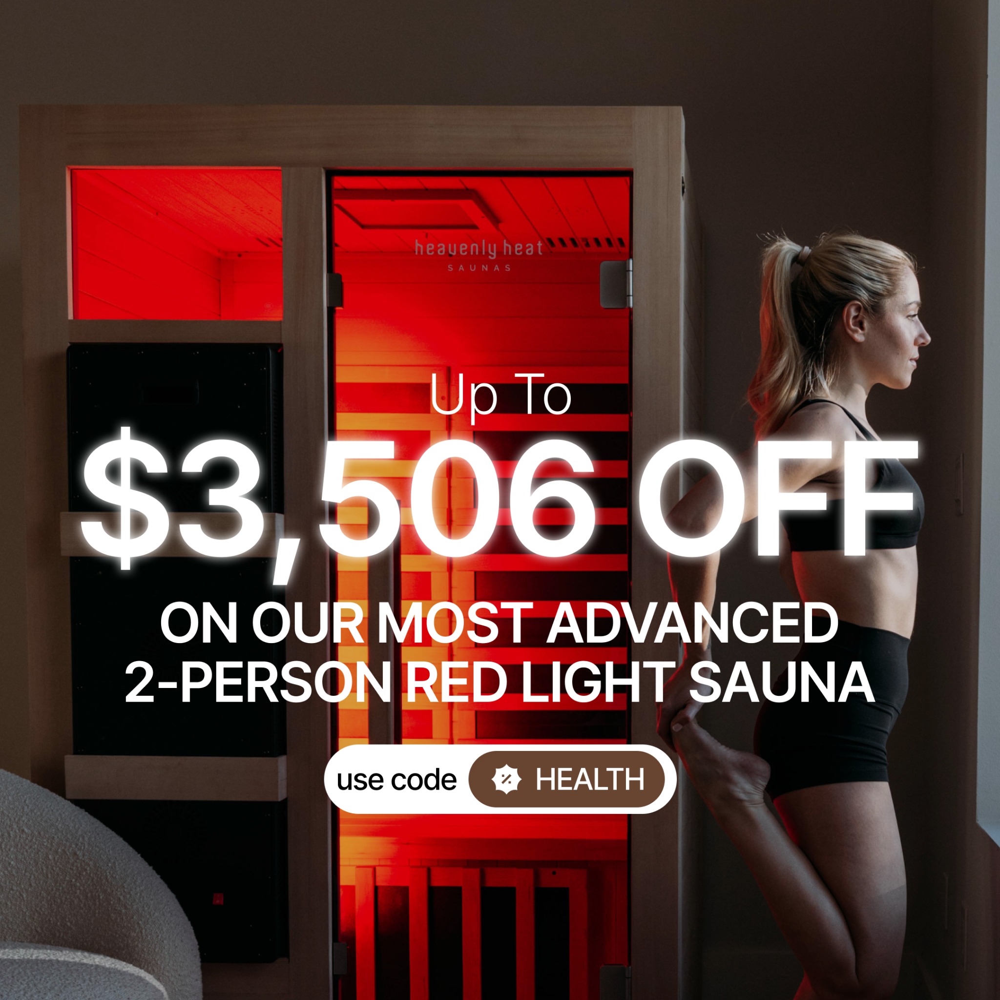 Heavenly Heat Saunas Facebook ad