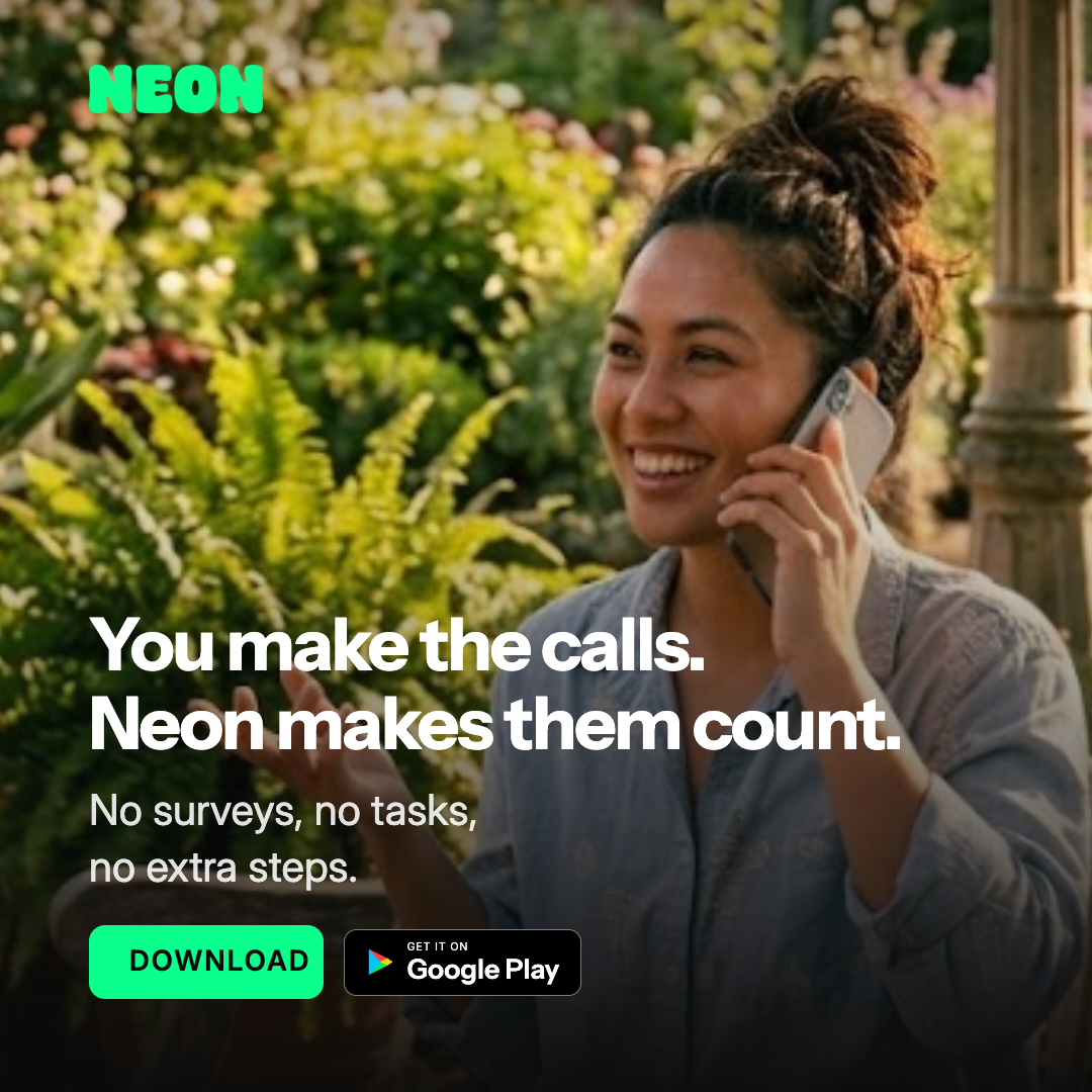 Neon Mobile Facebook ad