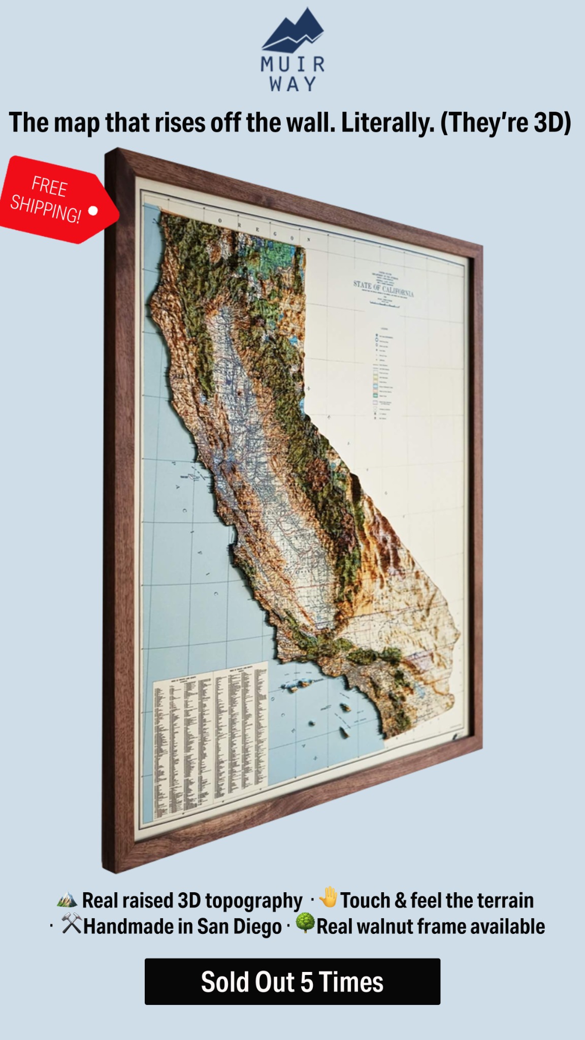 Muir Way Maps Facebook ad