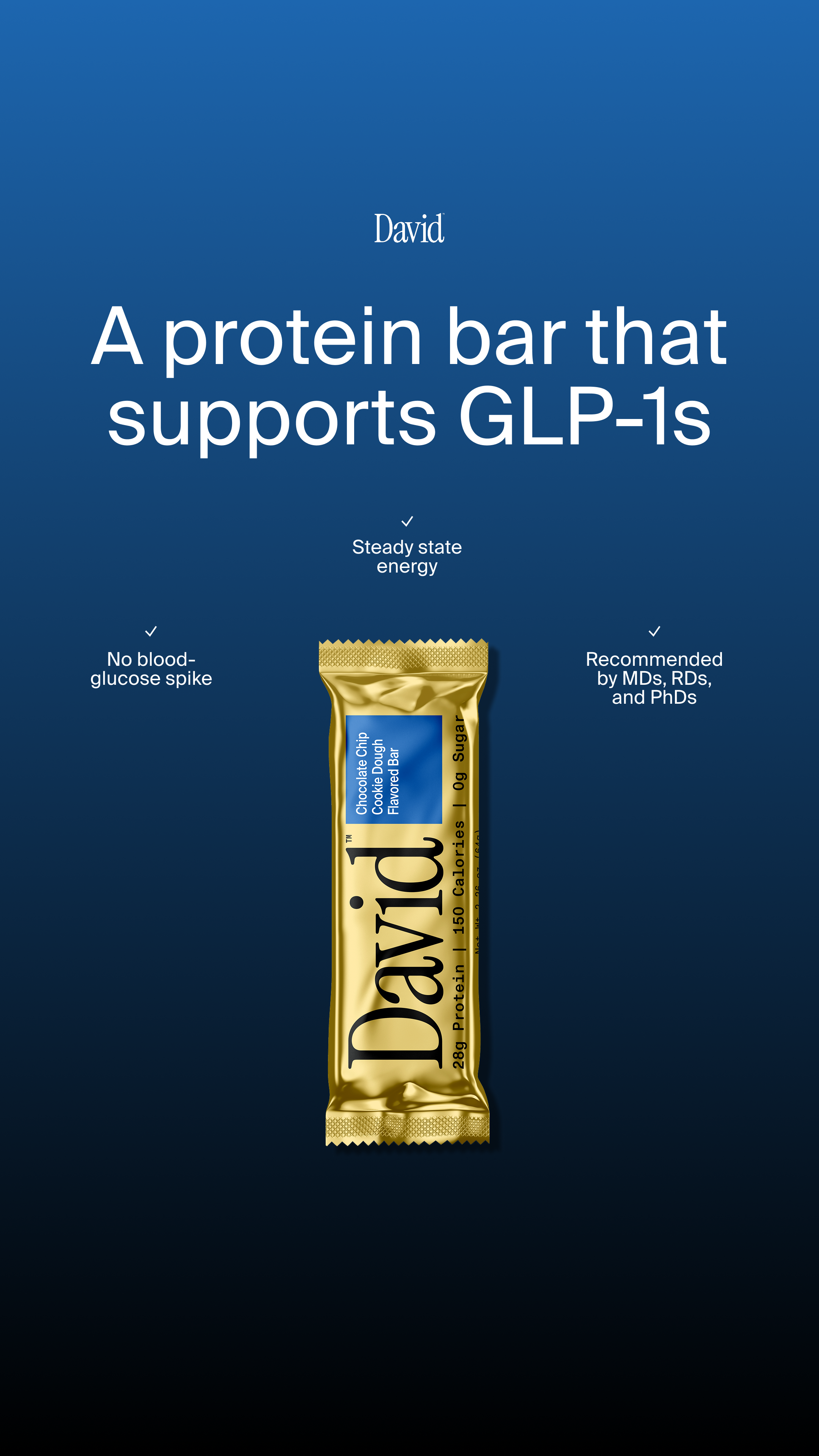 David Protein Facebook ad