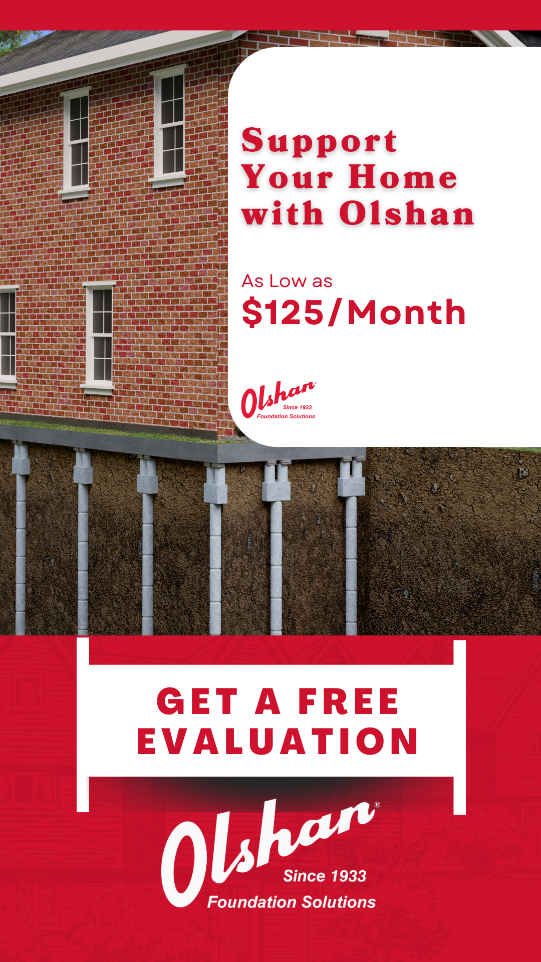 Olshan Foundation Repair Facebook ad