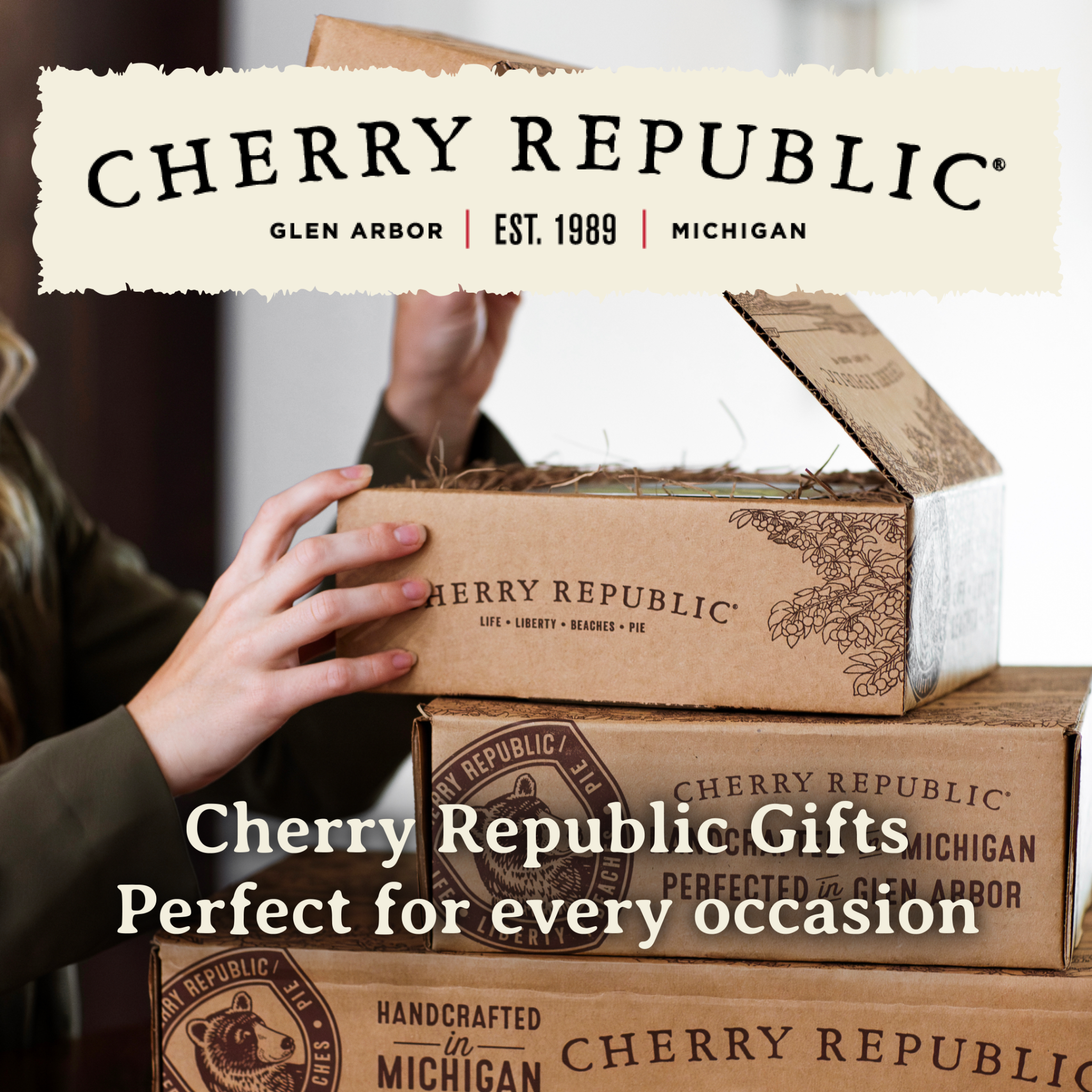 Cherry Republic Facebook ad: Planning a wedding, corporate event, party, or celebration?