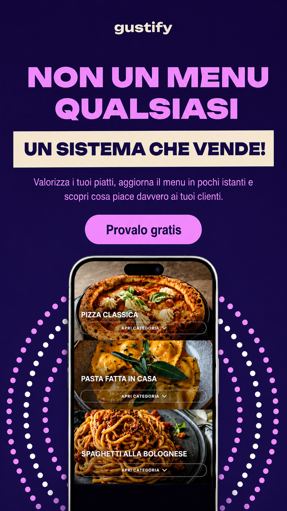 Gustify.it Facebook ad from Jul 8, 2026