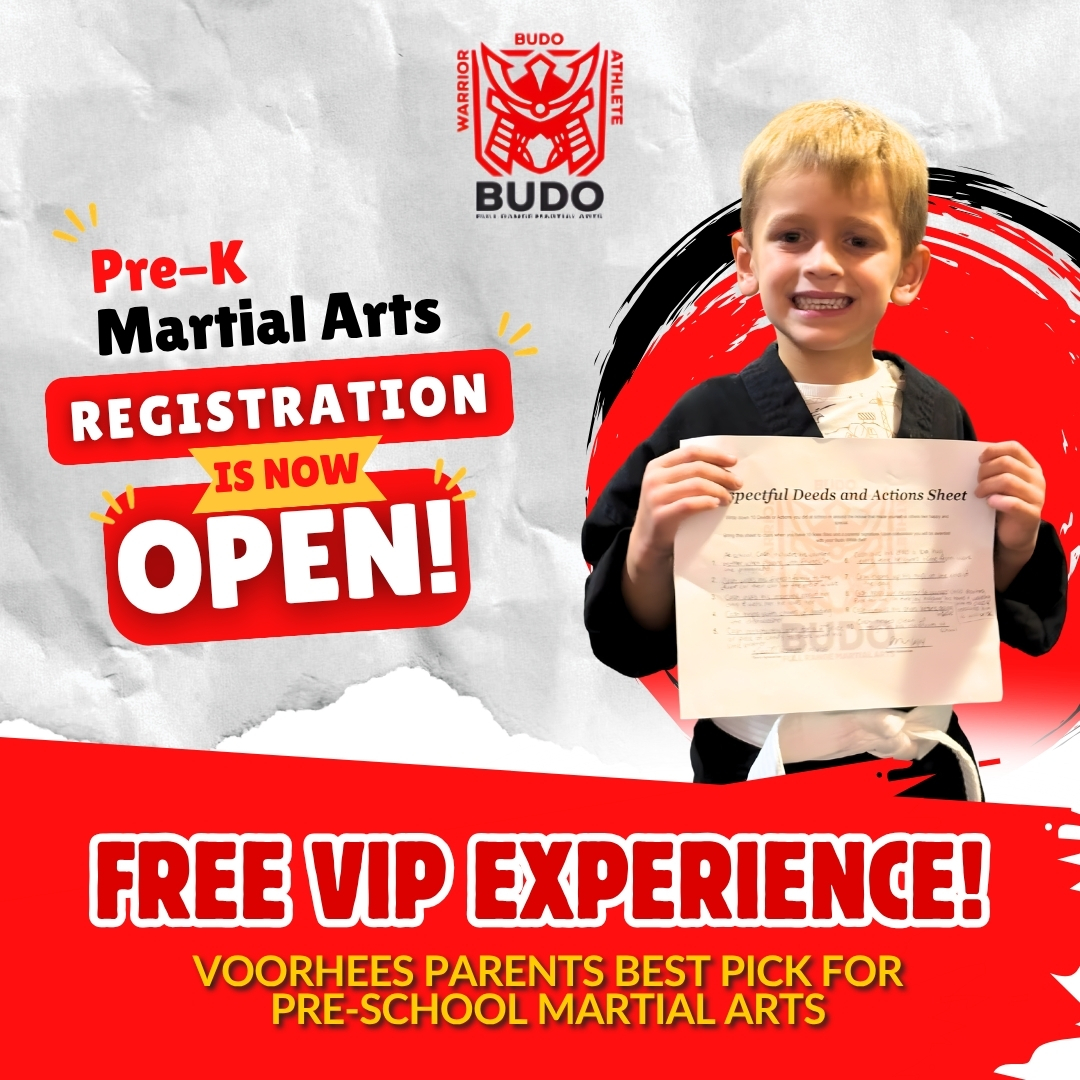 Budo Voorhees Martial Arts Facebook ad: Pre-School Kids Special