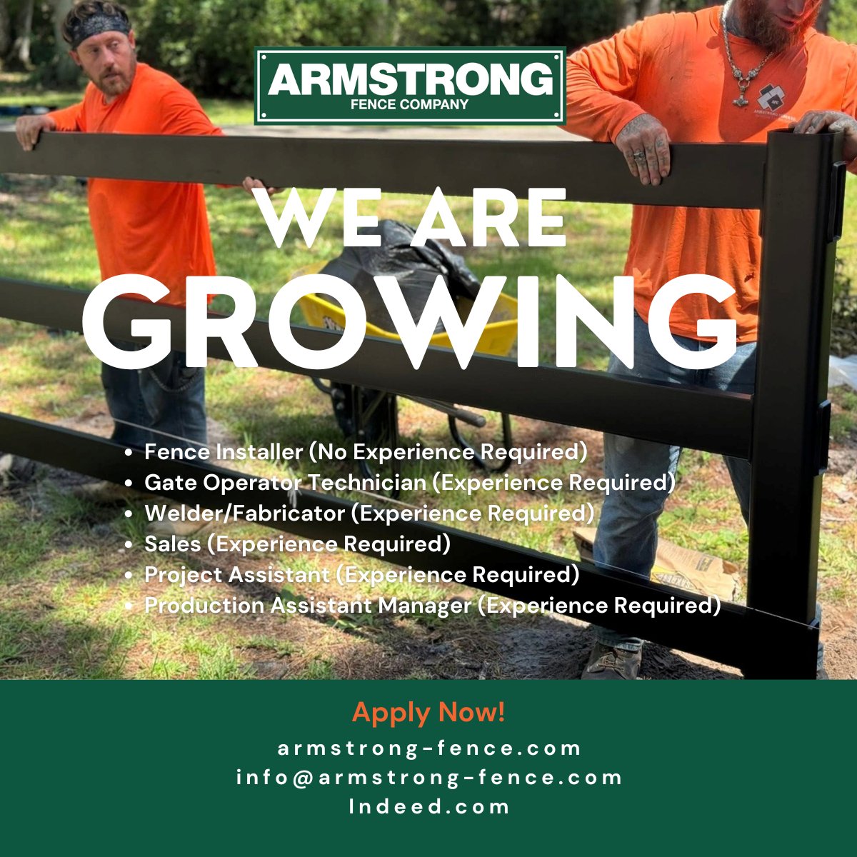 Armstrong Fence Co Facebook ad: Fence Installation Jacksonville FL | Armstrong Fence Company
