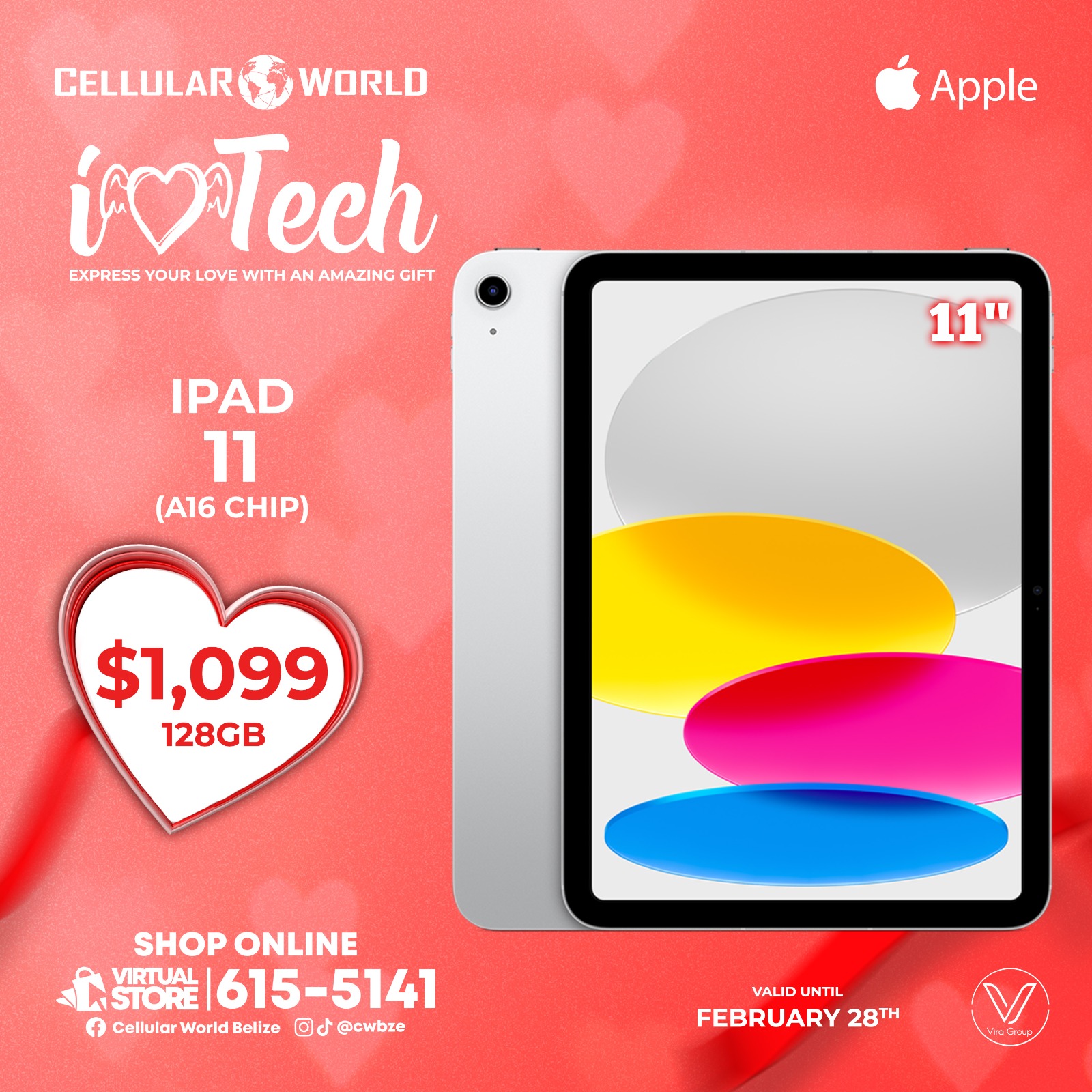 Cellular World Belize Facebook ad