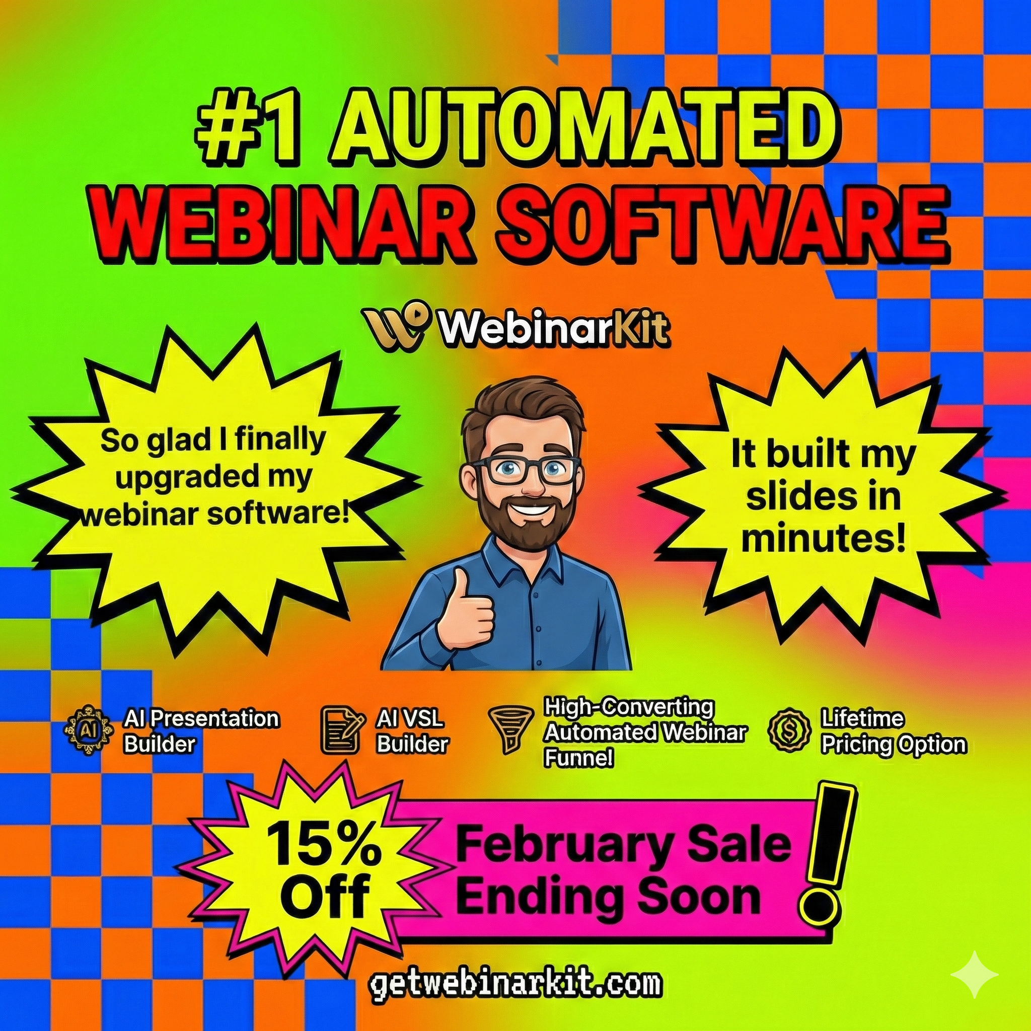 WebinarKit Facebook ad