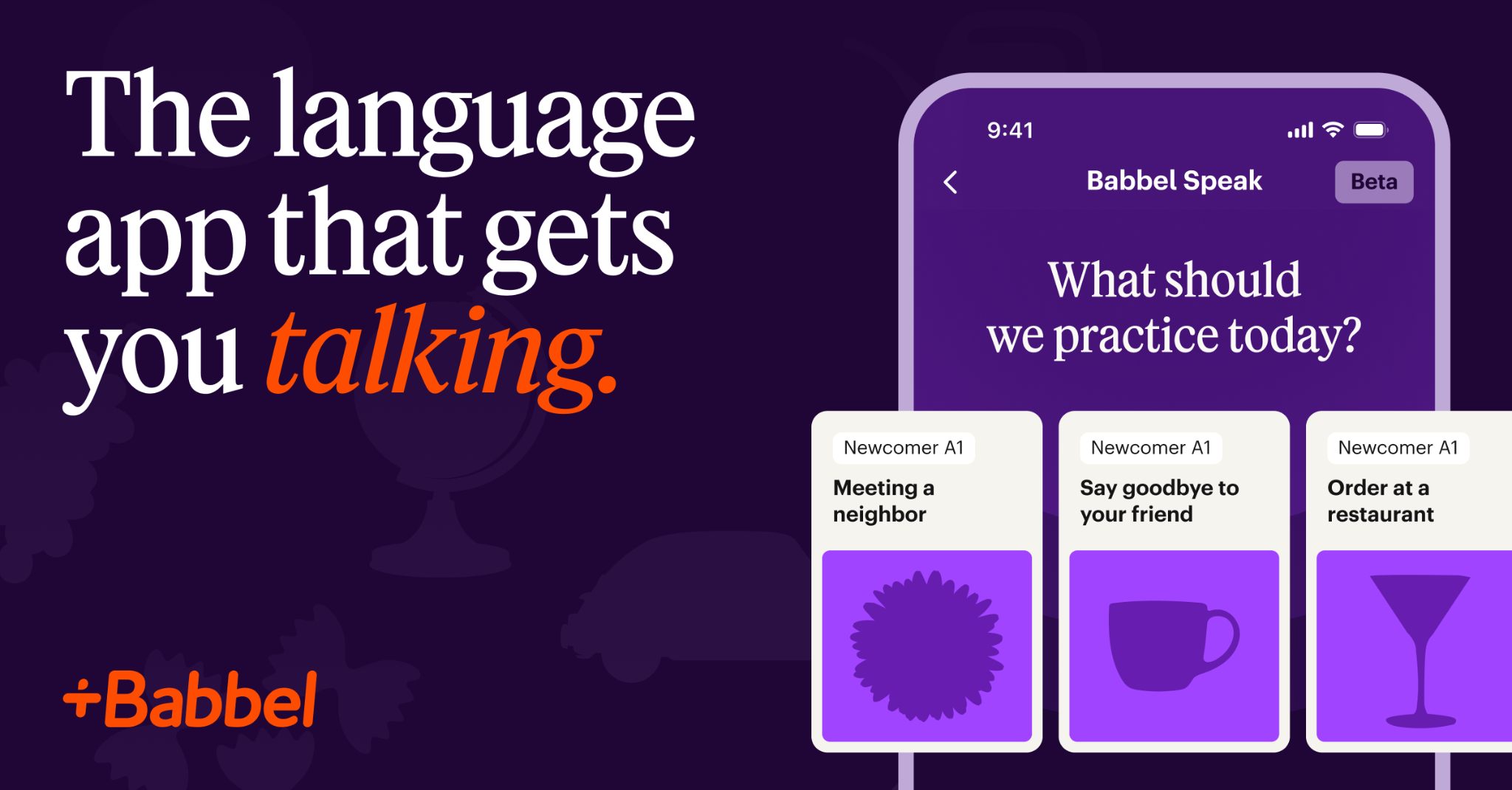 Babbel Facebook ad