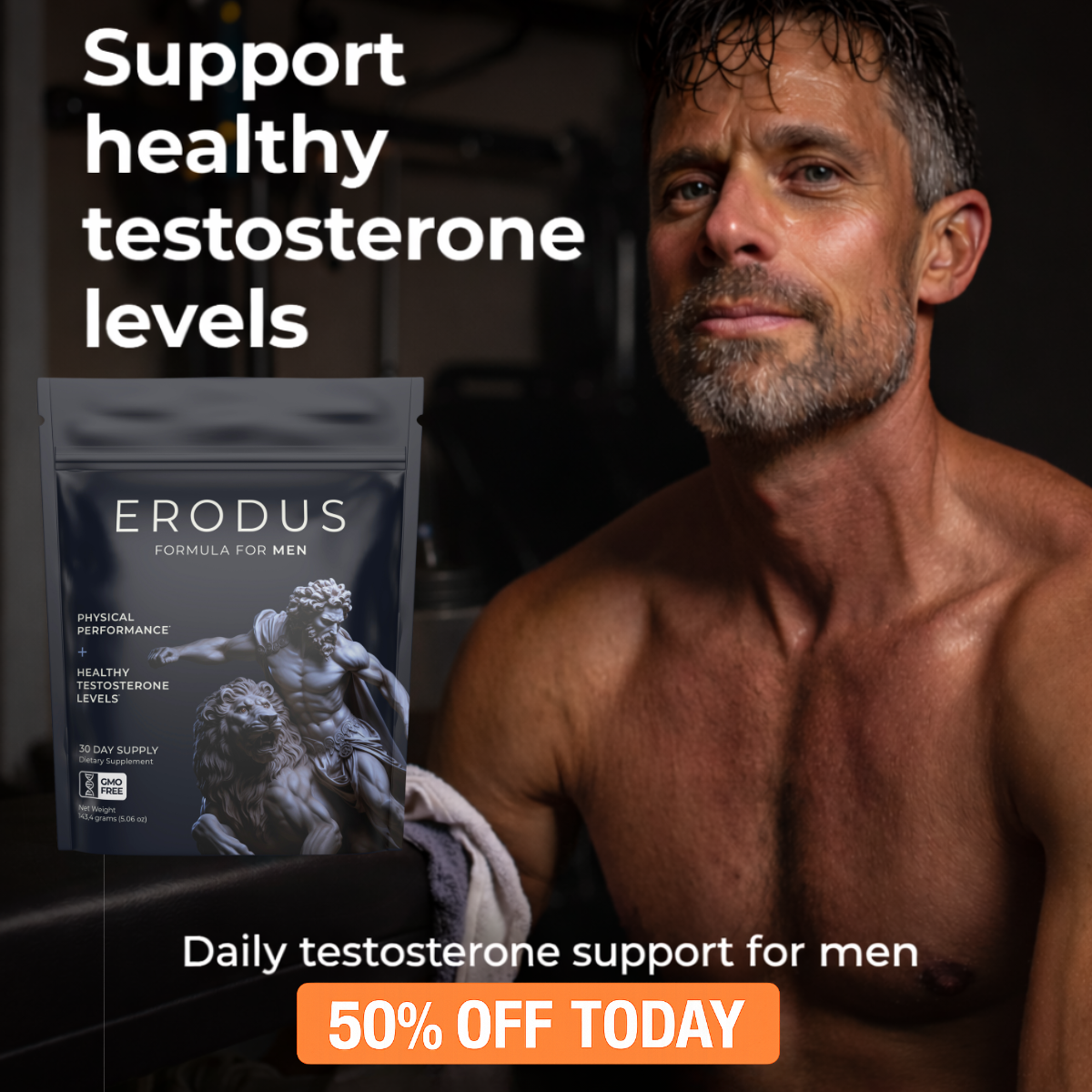 Erodus Formula For Men Facebook ad