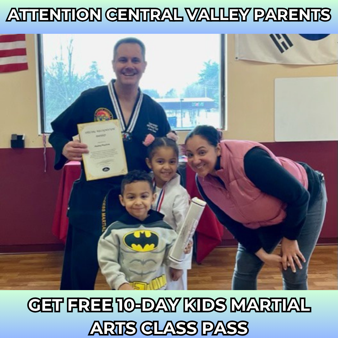 Success Martial Arts Facebook ad: Want a FREE 10-Day, Kids Martial Arts Class Pass?