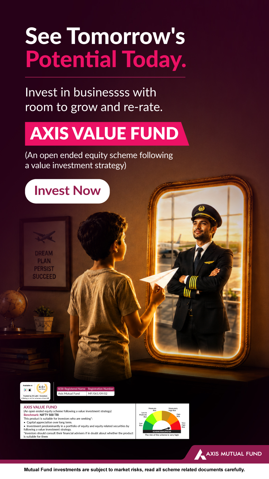 Axis Mutual Fund Facebook ad
