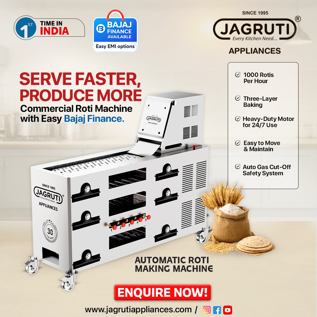 Jagruti Appliances Facebook ad: Jagruti Appliances: ISO 9001:2015 Certified, Manufacturing…