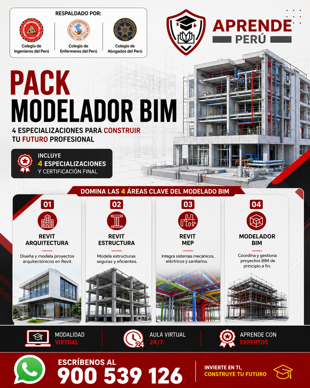 Centro de Capacitación y Desarrollo - Aprende Perú Facebook ad: Oferta especial BIM