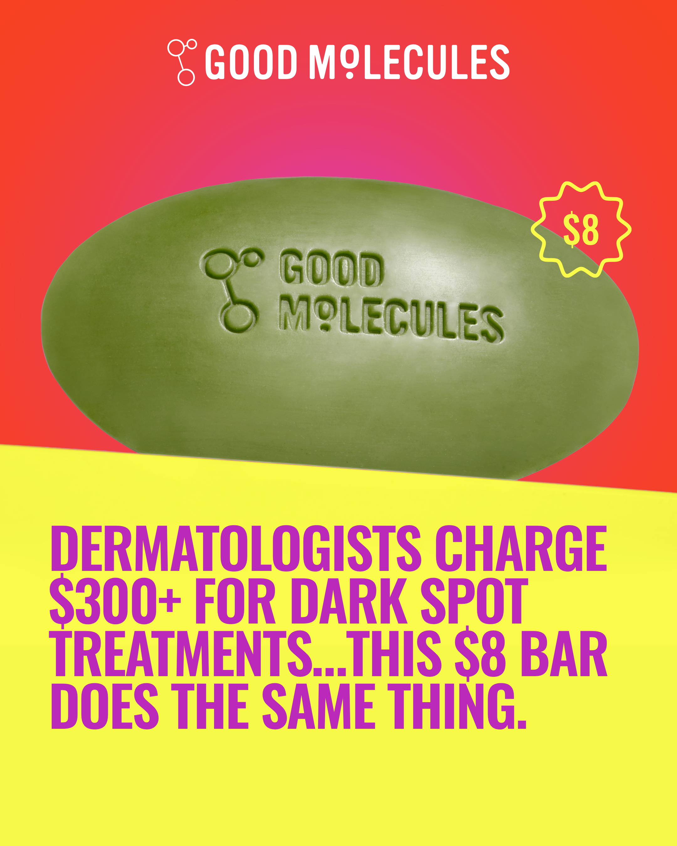 Good Molecules Facebook ad