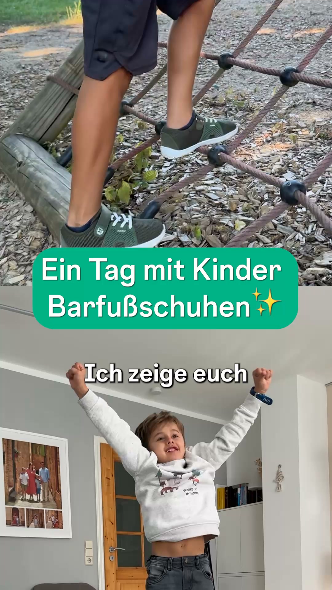 Freiluftkind Facebook ad: Die Schuhe, die dein Kind lieben wird
