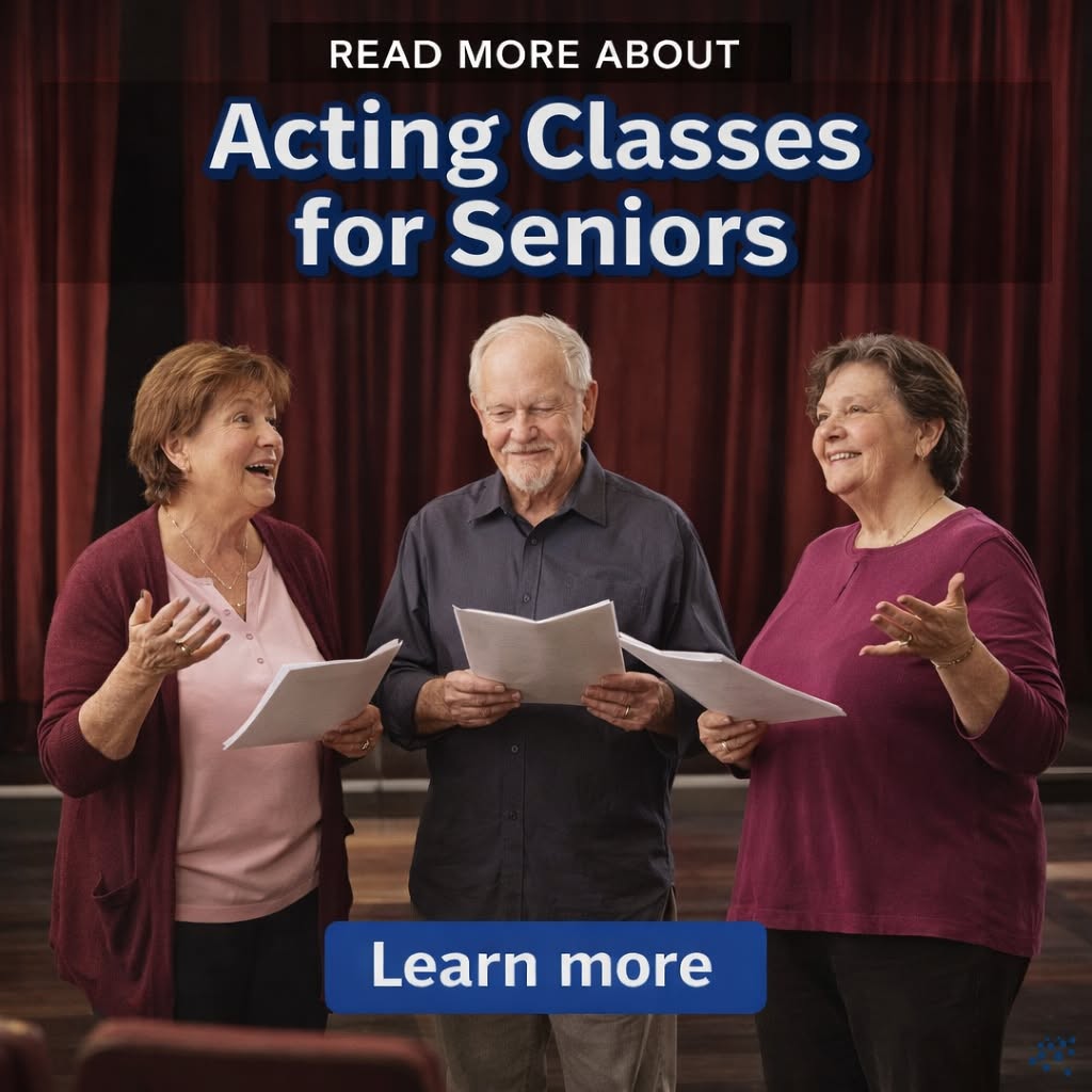 Bargain Bloom Facebook ad: Understanding Acting Classes for Seniors