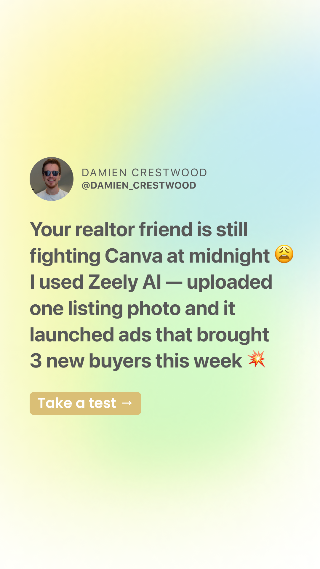 Zeely Facebook ad