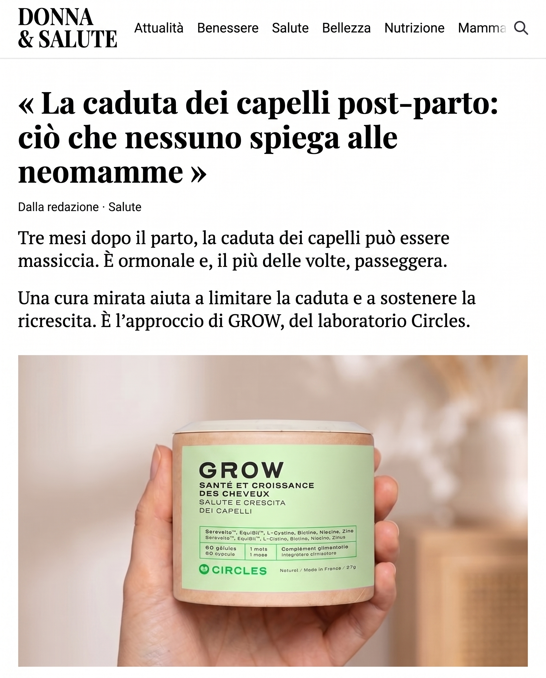 Circles Italia Facebook ad