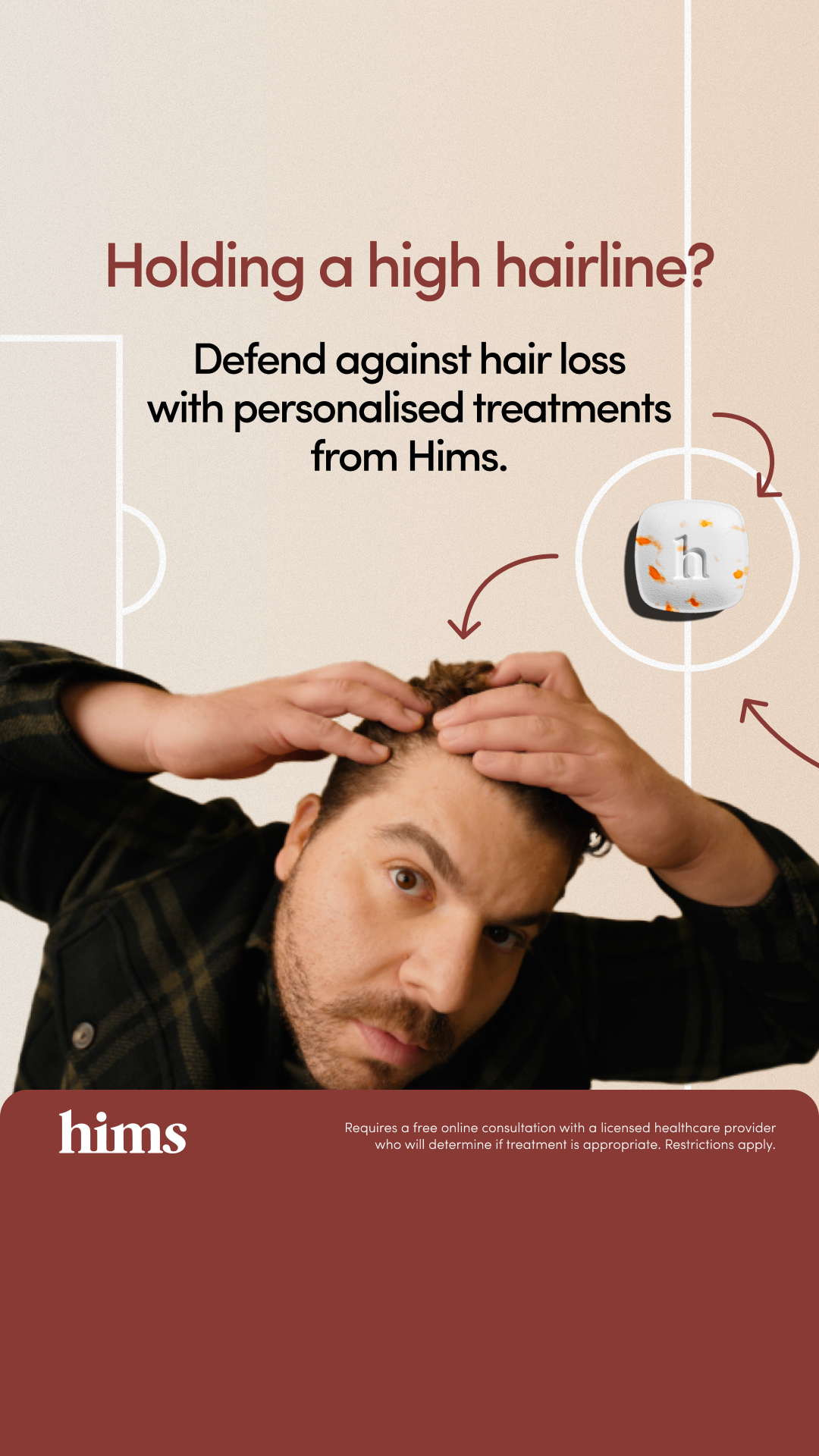 hims Facebook ad