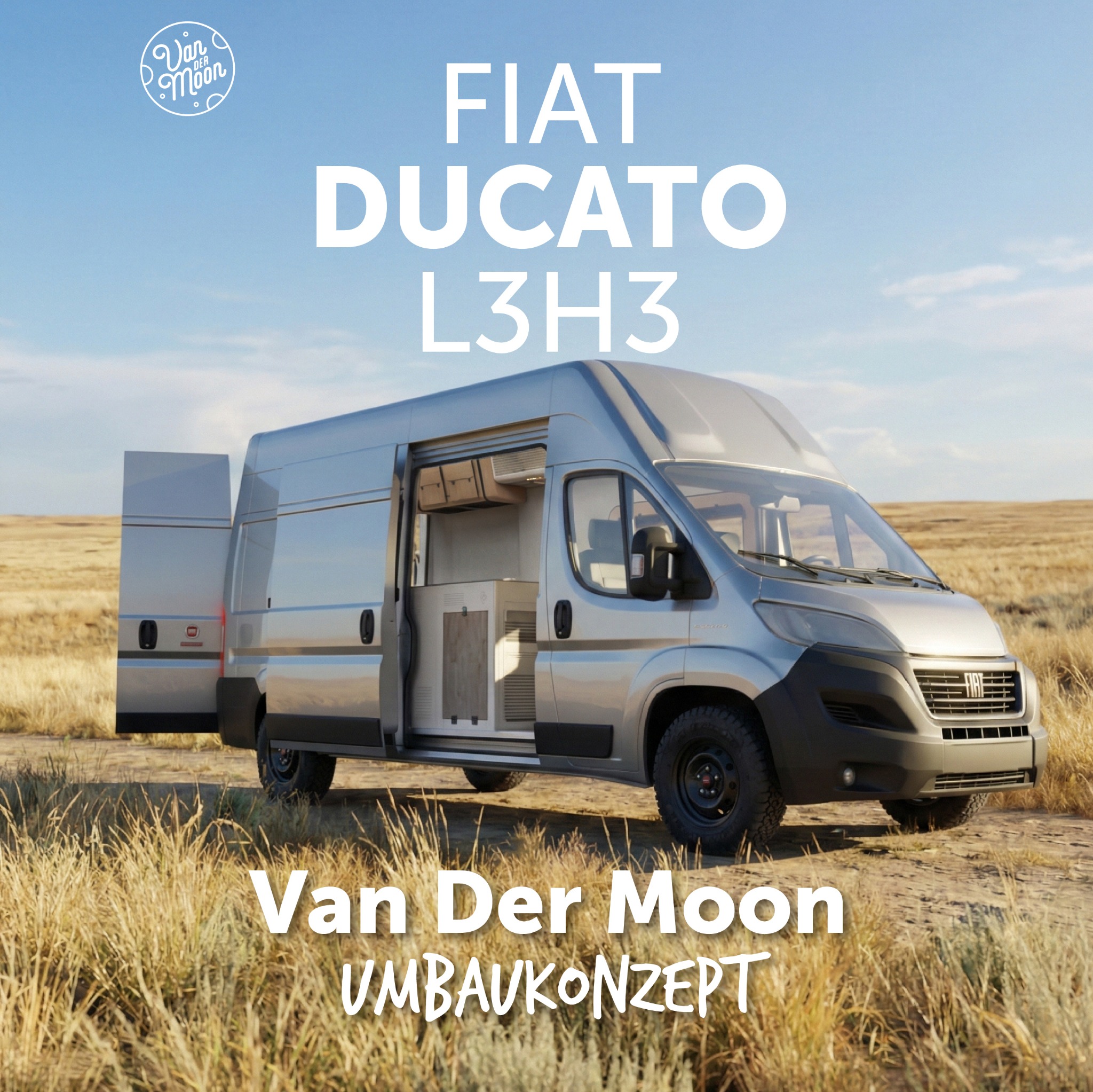 Van Der Moon Facebook ad: Bereit für deinen Fiat Ducato L3H3 Ausbau?