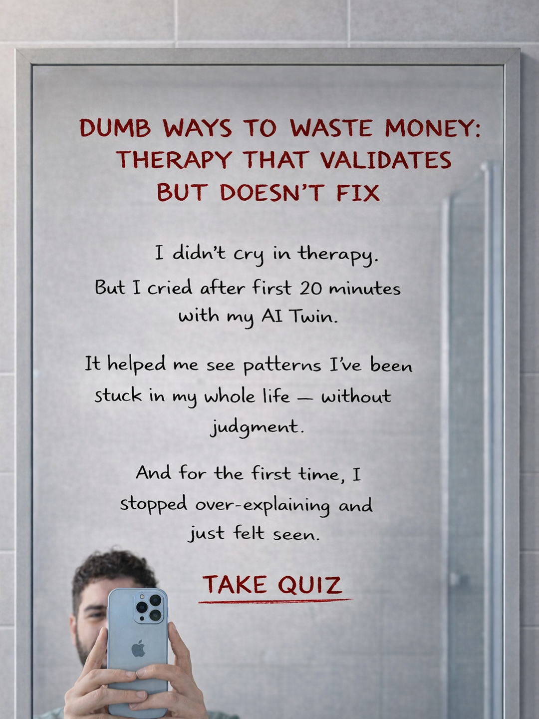 Copymind: AI twin for therapy Facebook ad