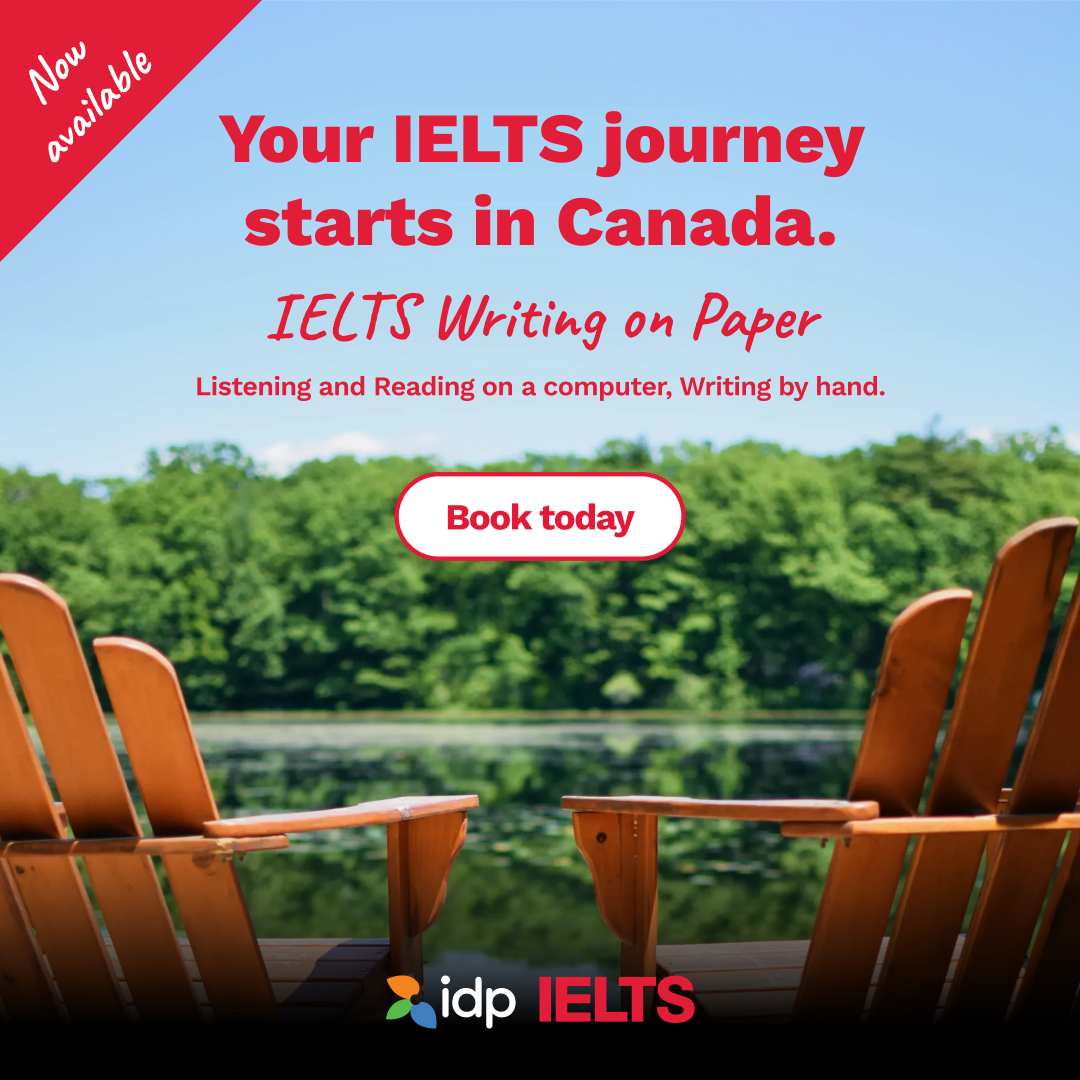 IELTS by IDP Facebook ad
