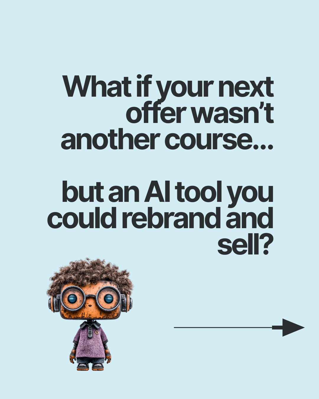 AI CoachBox Facebook ad: What if your next offer wasn’t another course…