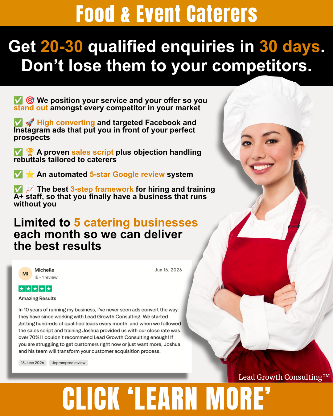 Lead Growth Consulting Facebook ad