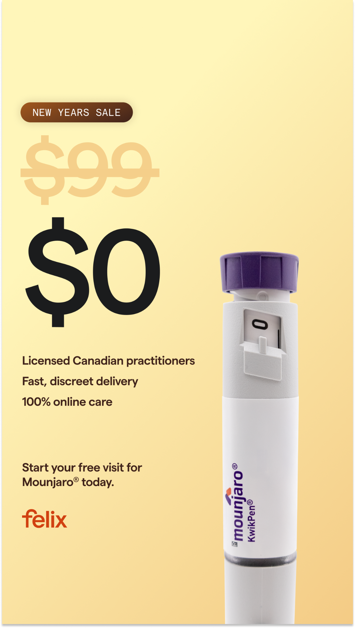 Felix Health Facebook ad