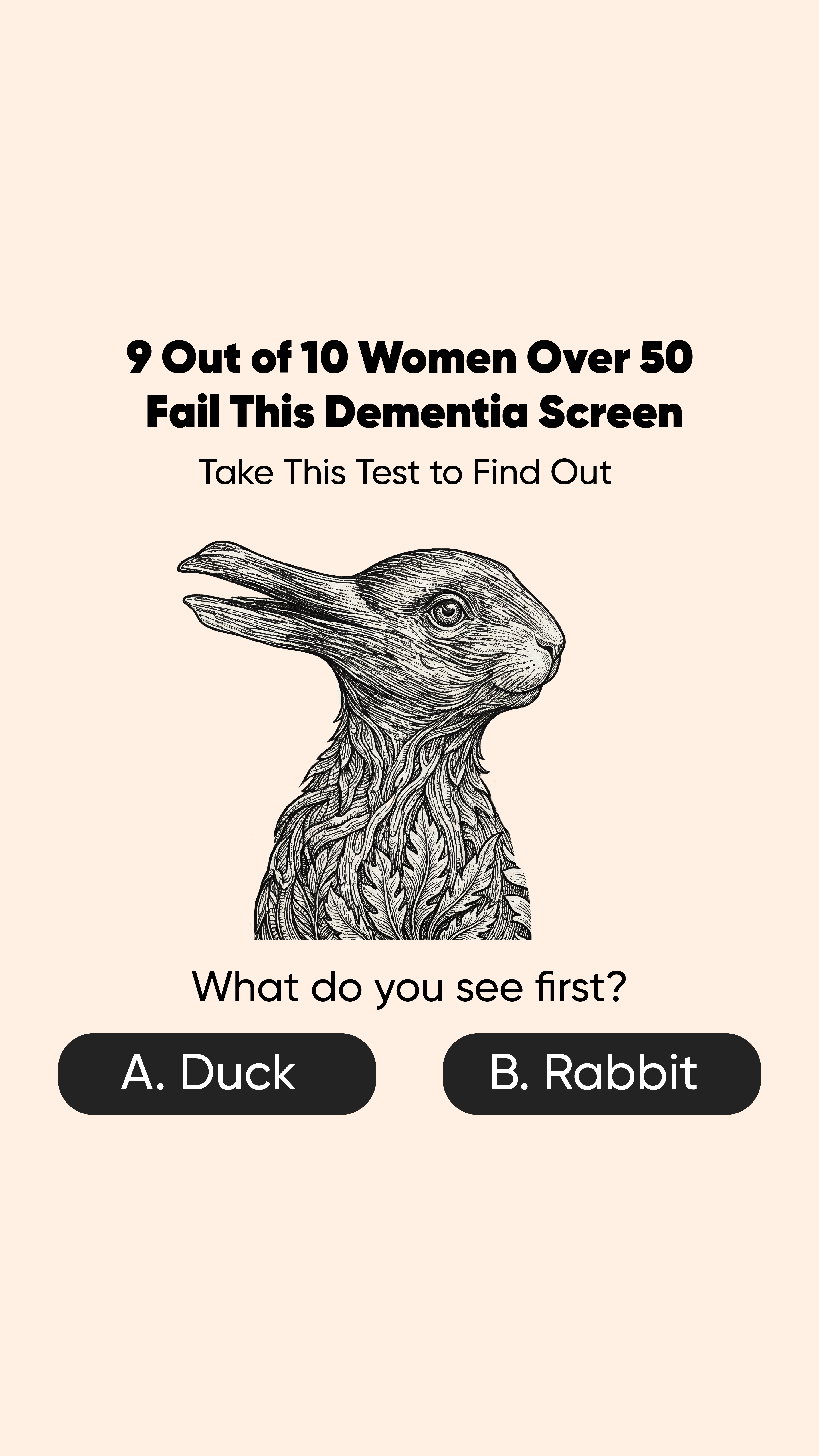Brain Health Check Facebook ad