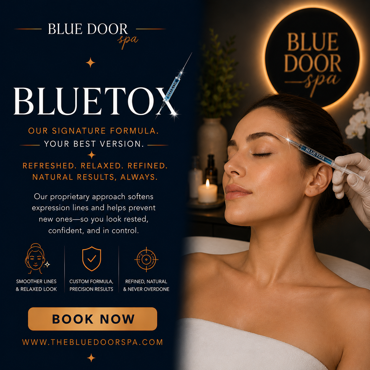 The Blue Door Spa & Salon Facebook ad