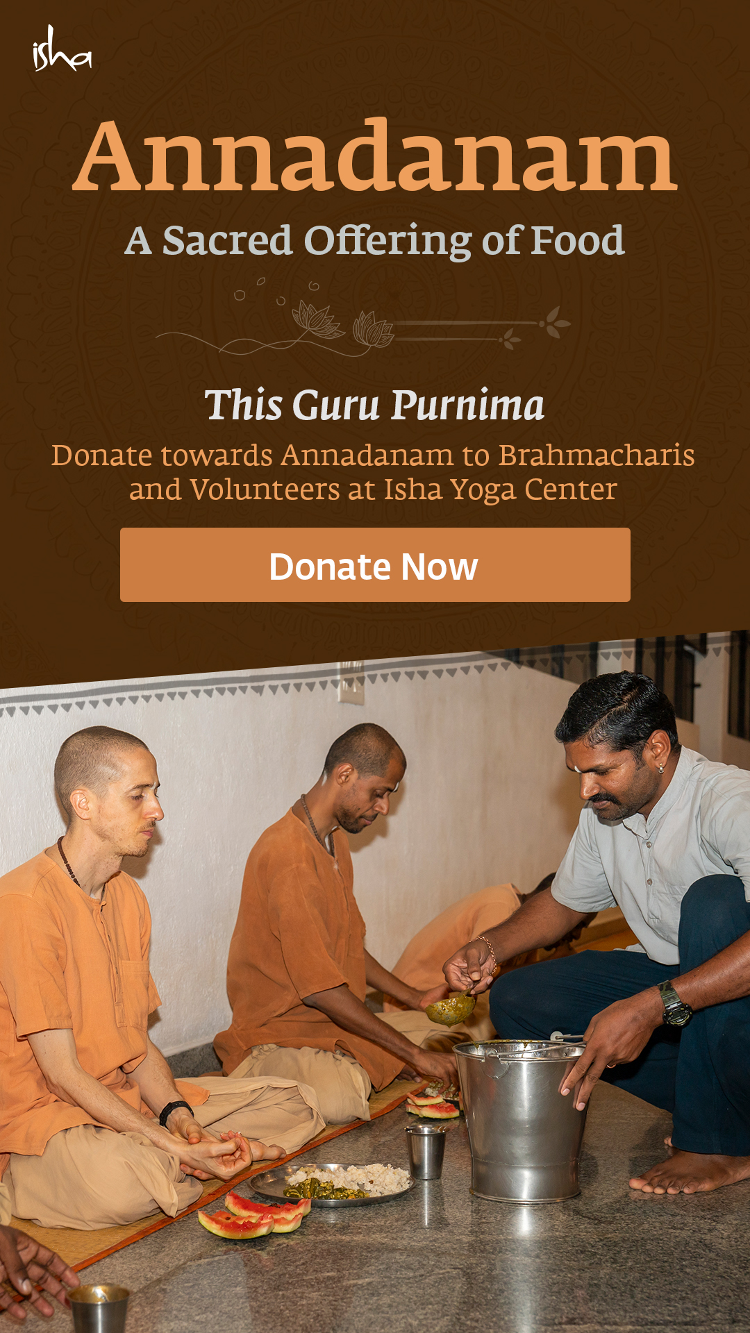 Isha Foundation Facebook ad