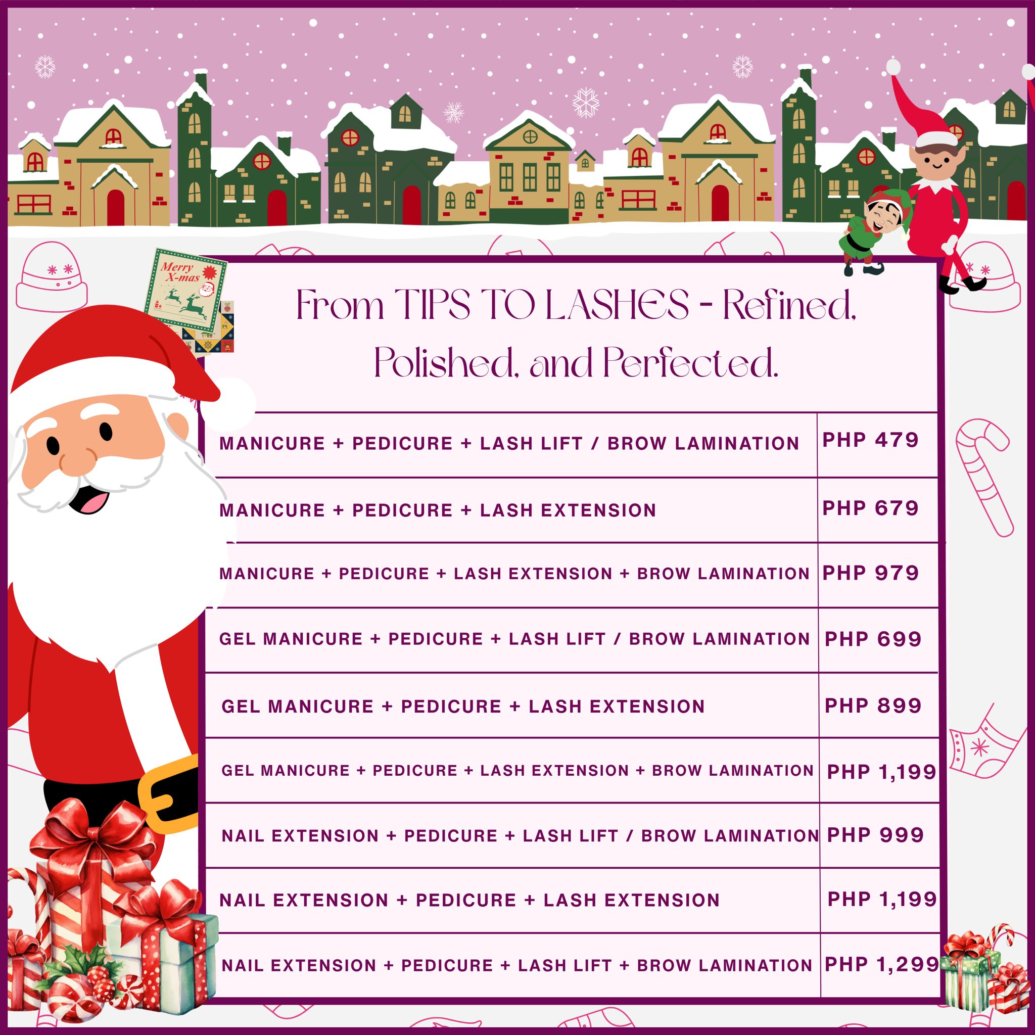 The Beauty Loft Facebook ad: Something merry, something magical, and a whole lot…