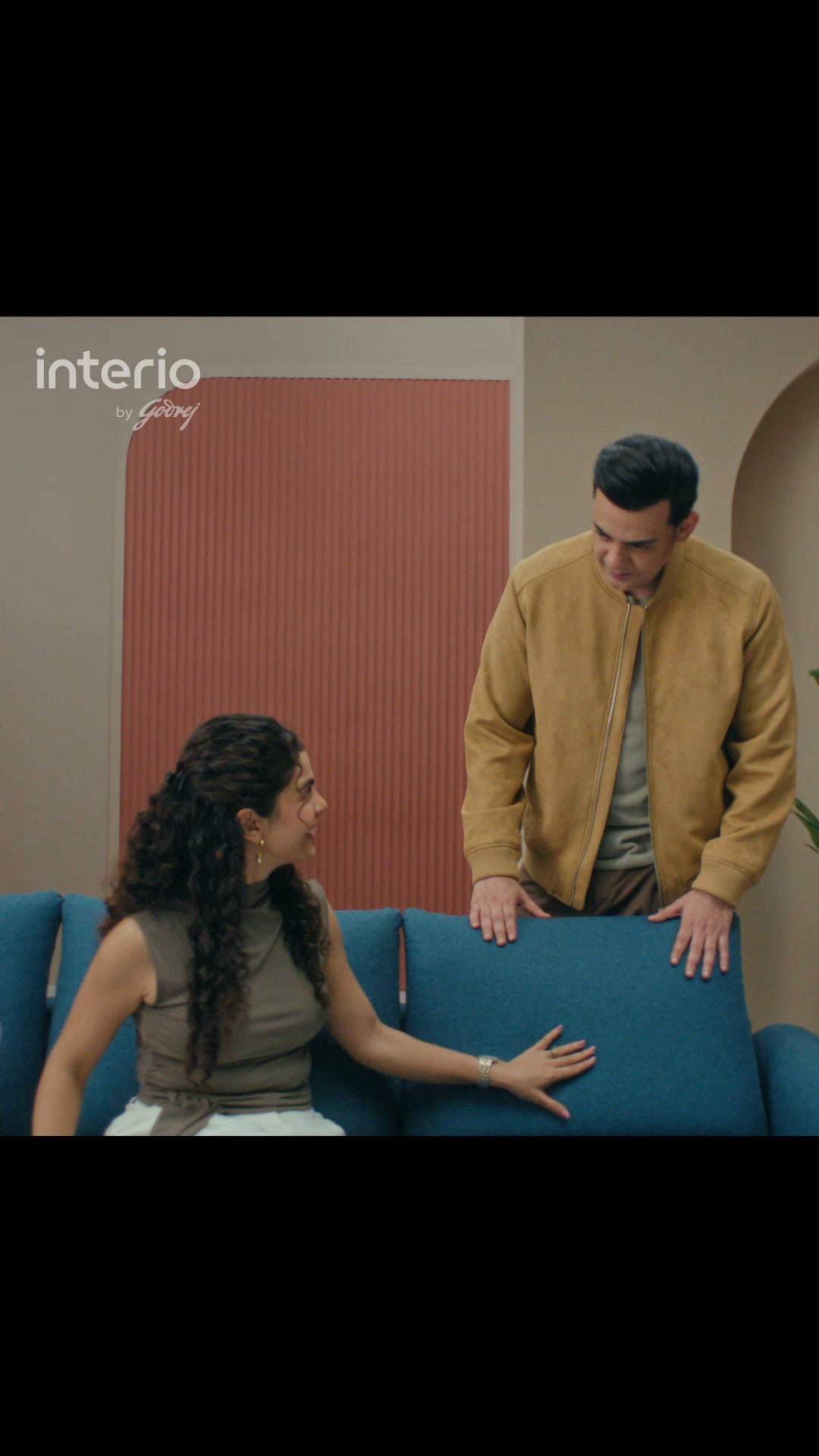 Interio by Godrej Facebook ad: Upmods. Your Sofa, Your Way!
