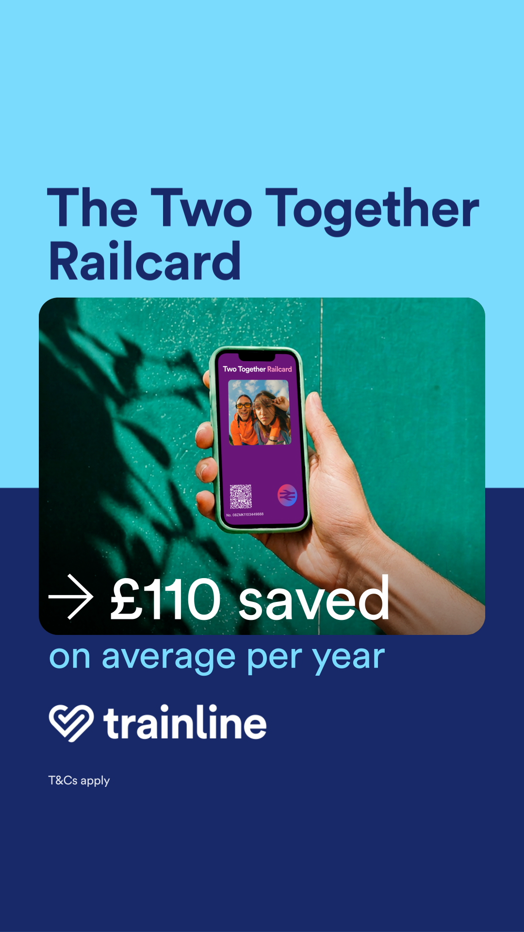 Trainline Facebook ad