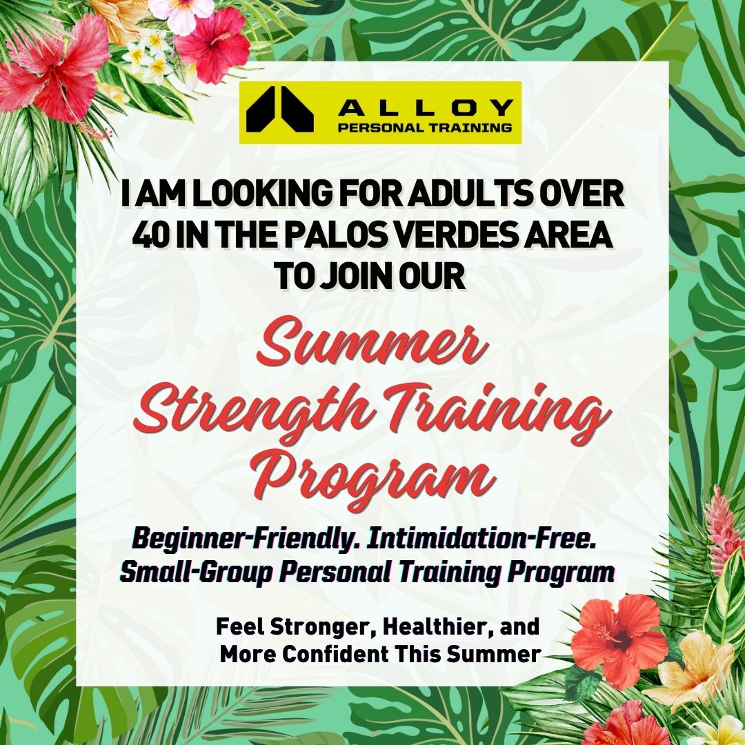 Alloy Personal Training Palos Verdes Facebook ad