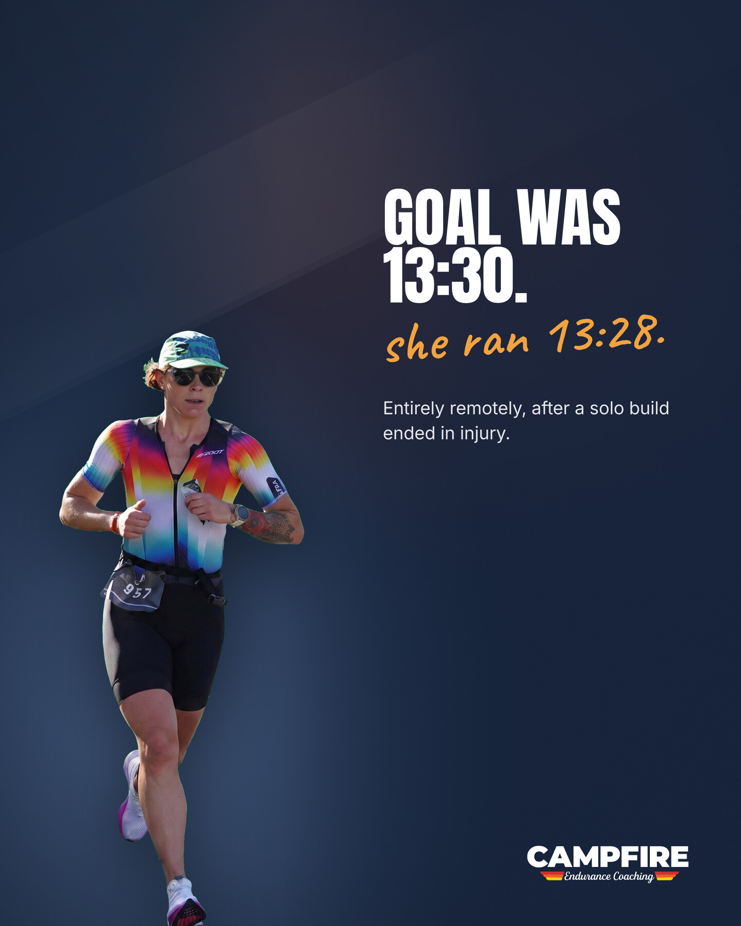 Campfire Endurance Coaching Facebook ad
