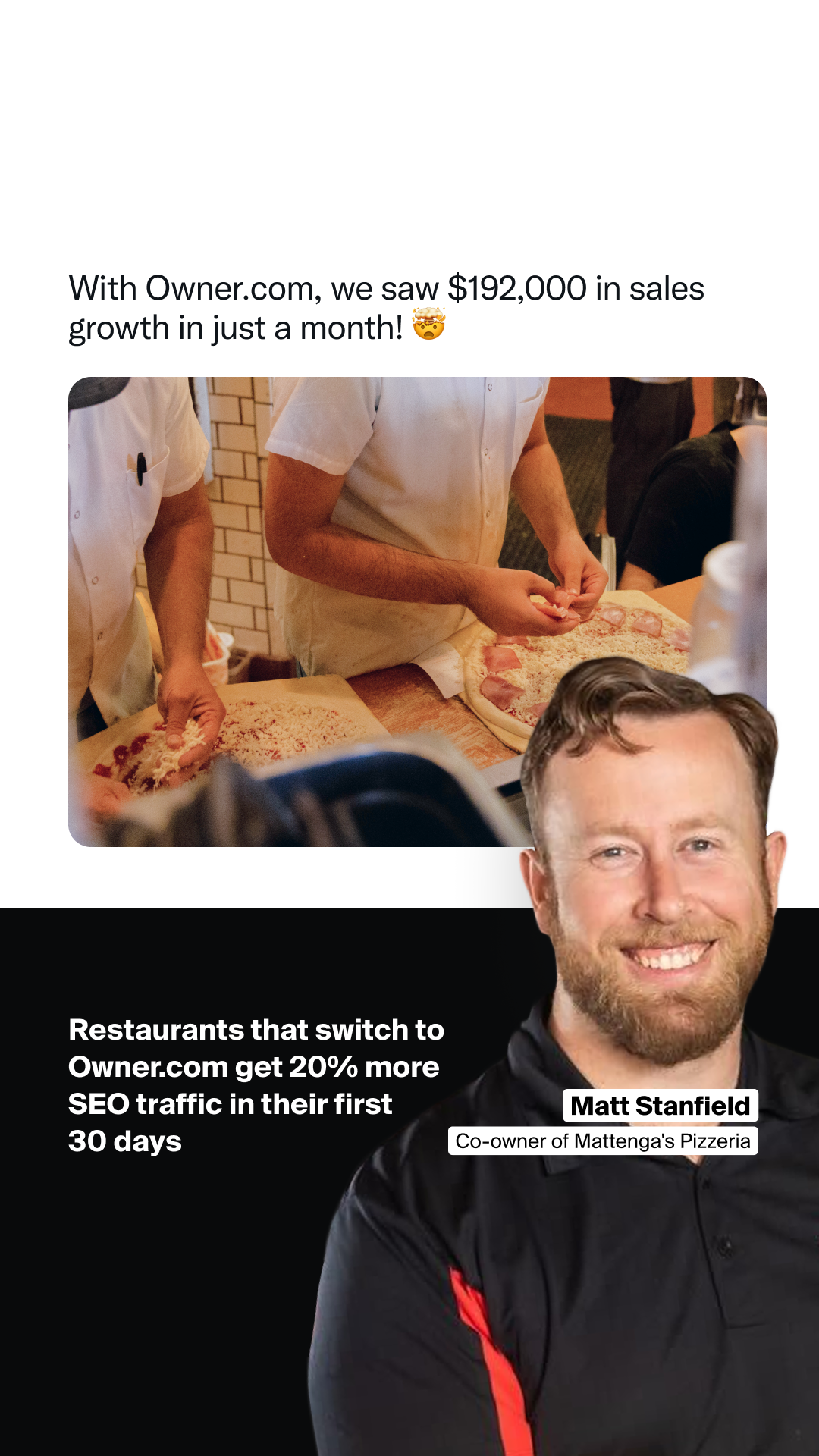 Owner.com Facebook ad