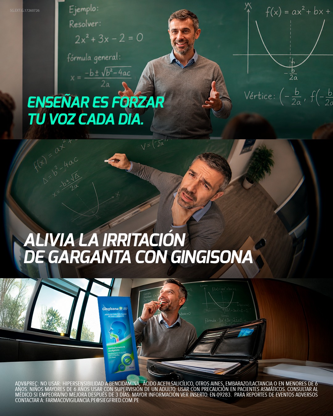 GingisonaB.pe Facebook ad: ¡Feliz Día del Maestro!