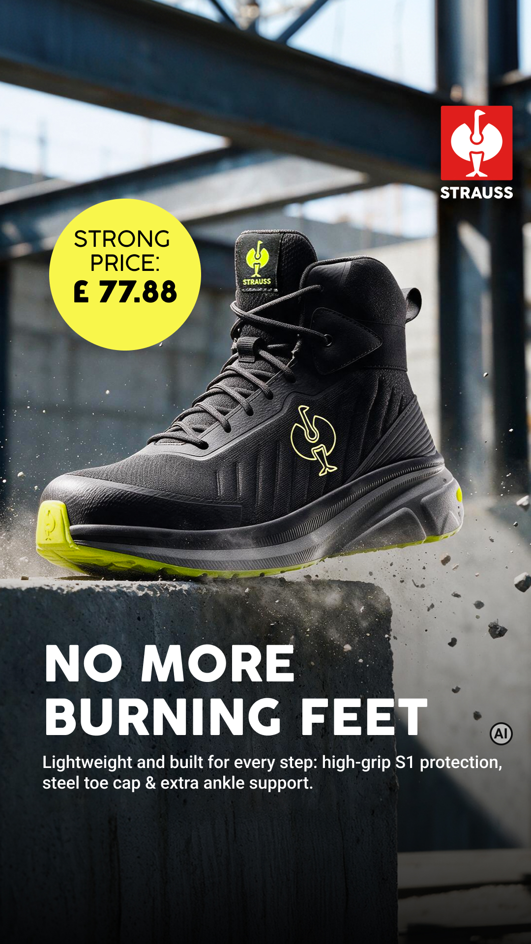 Strauss Facebook ad