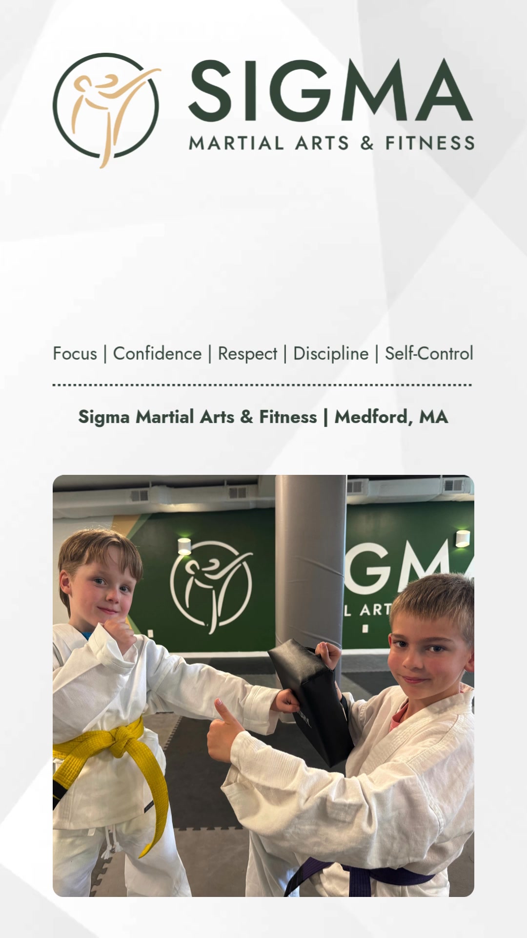Sigma Martial Arts & Fitness Facebook ad