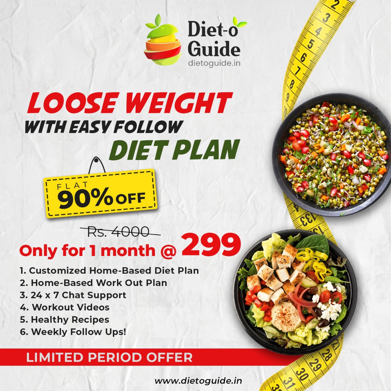 Dietoguide.in Facebook ad: Instagram
