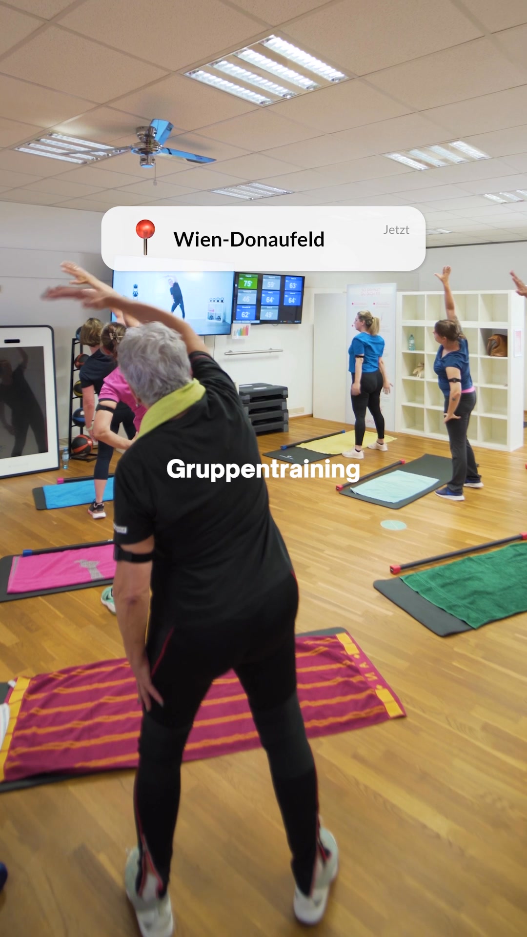 Mrs.Sporty Wien-Donaufeld Facebook ad from Nov 22, 2025