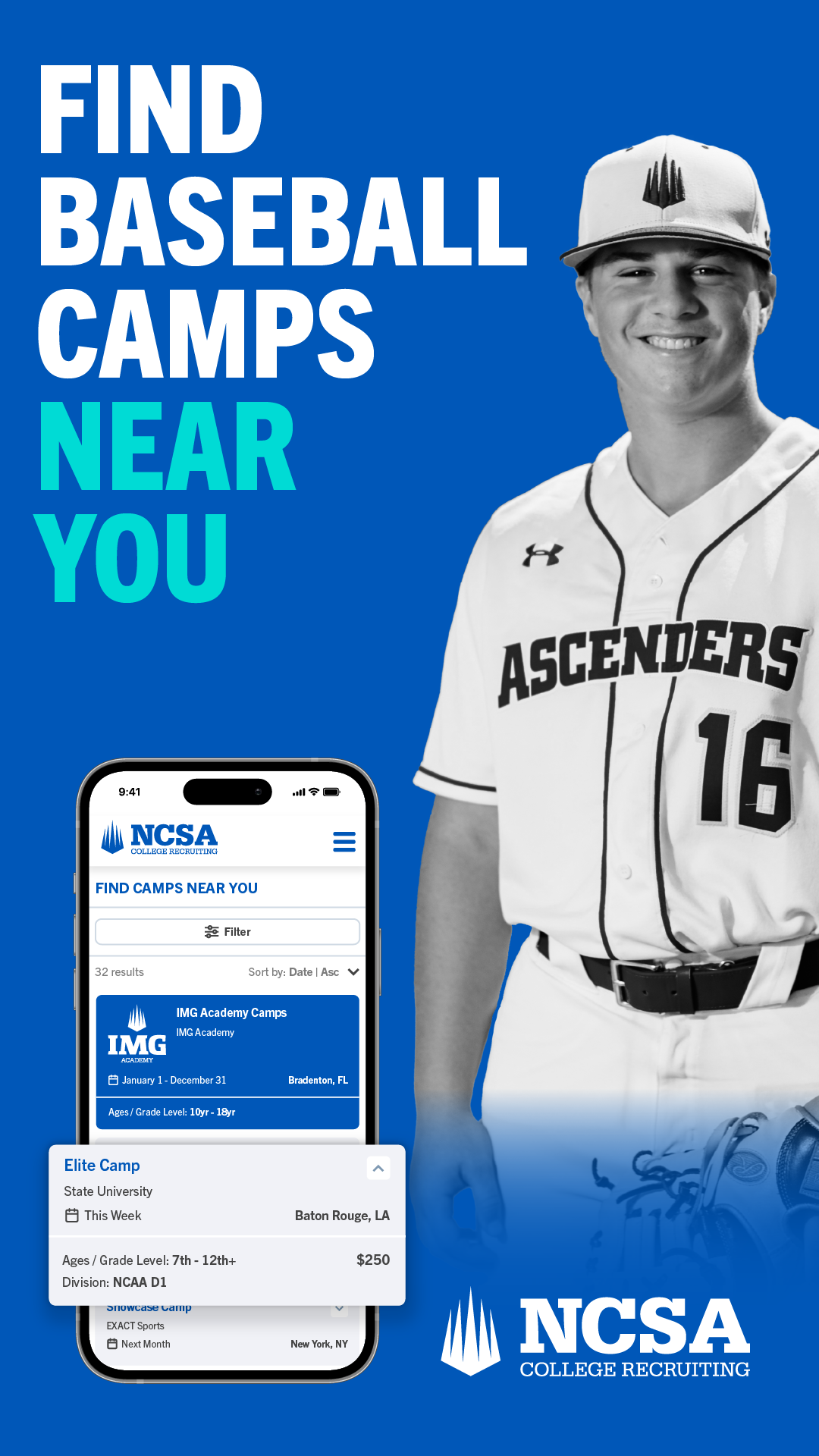 NCSA College Recruiting Facebook ad